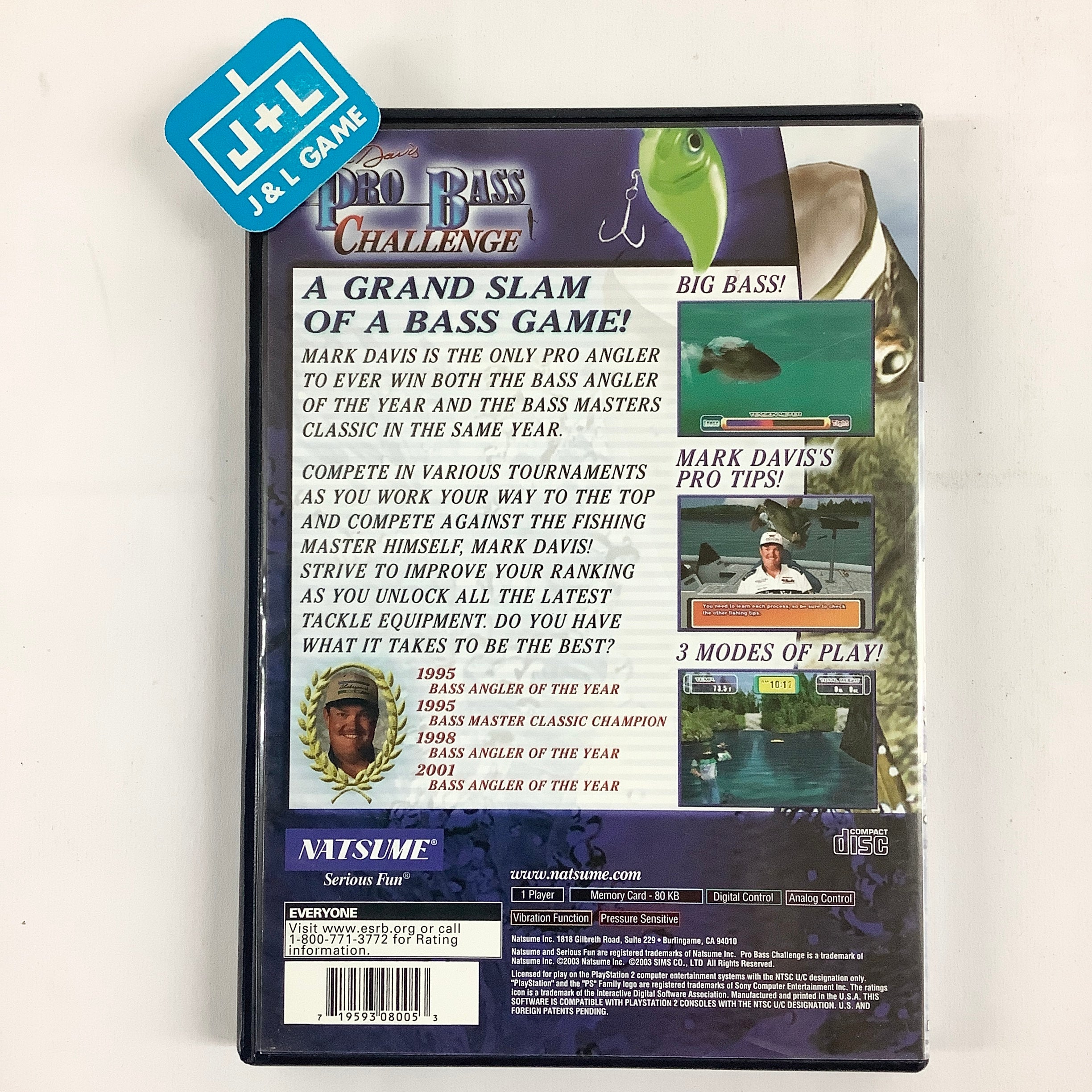 Mark Davis Pro Bass Challenge - (PS2) PlayStation 2 [Pre-Owned] Video Games Natsume   