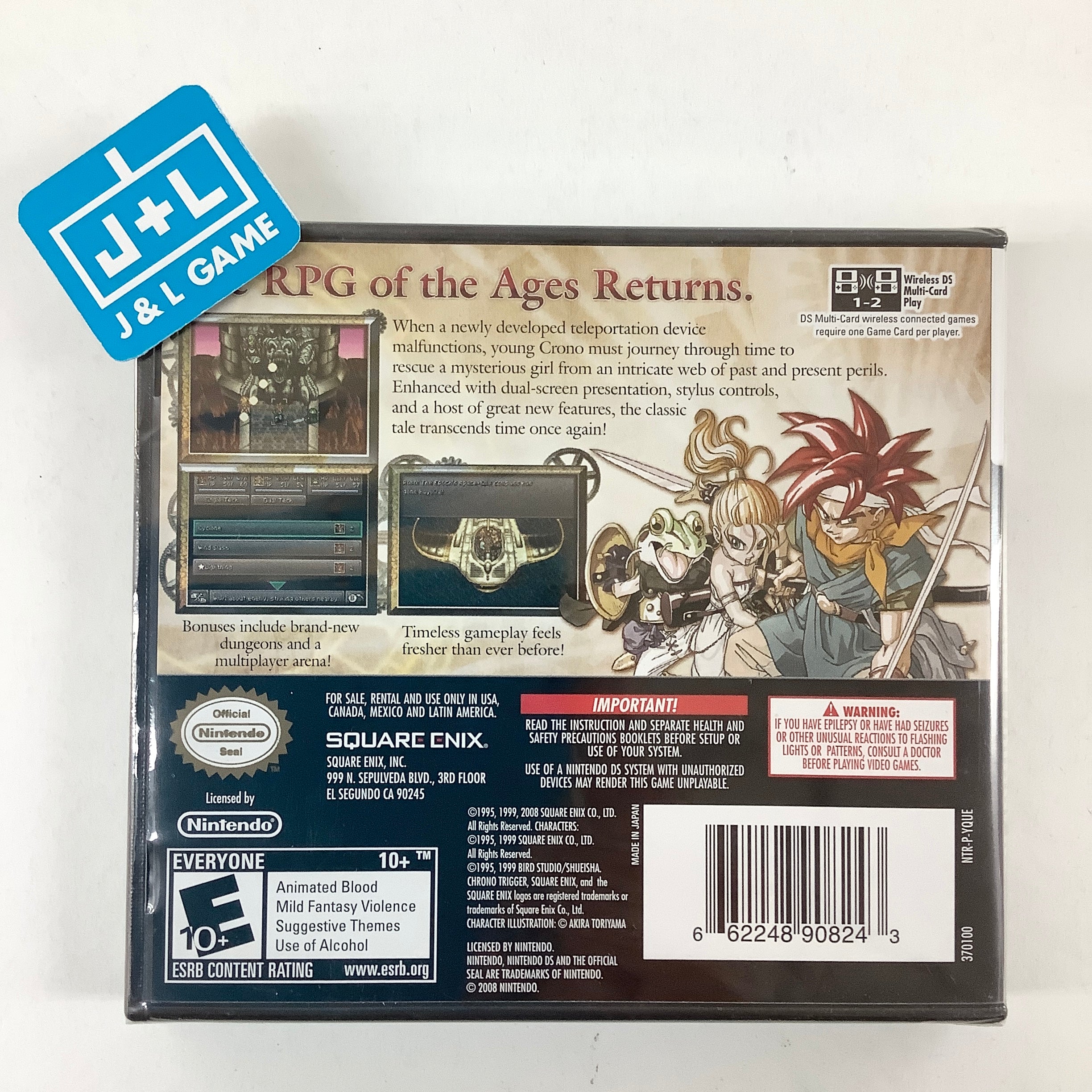 Chrono Trigger - (NDS) Nintendo DS Video Games Square Enix   