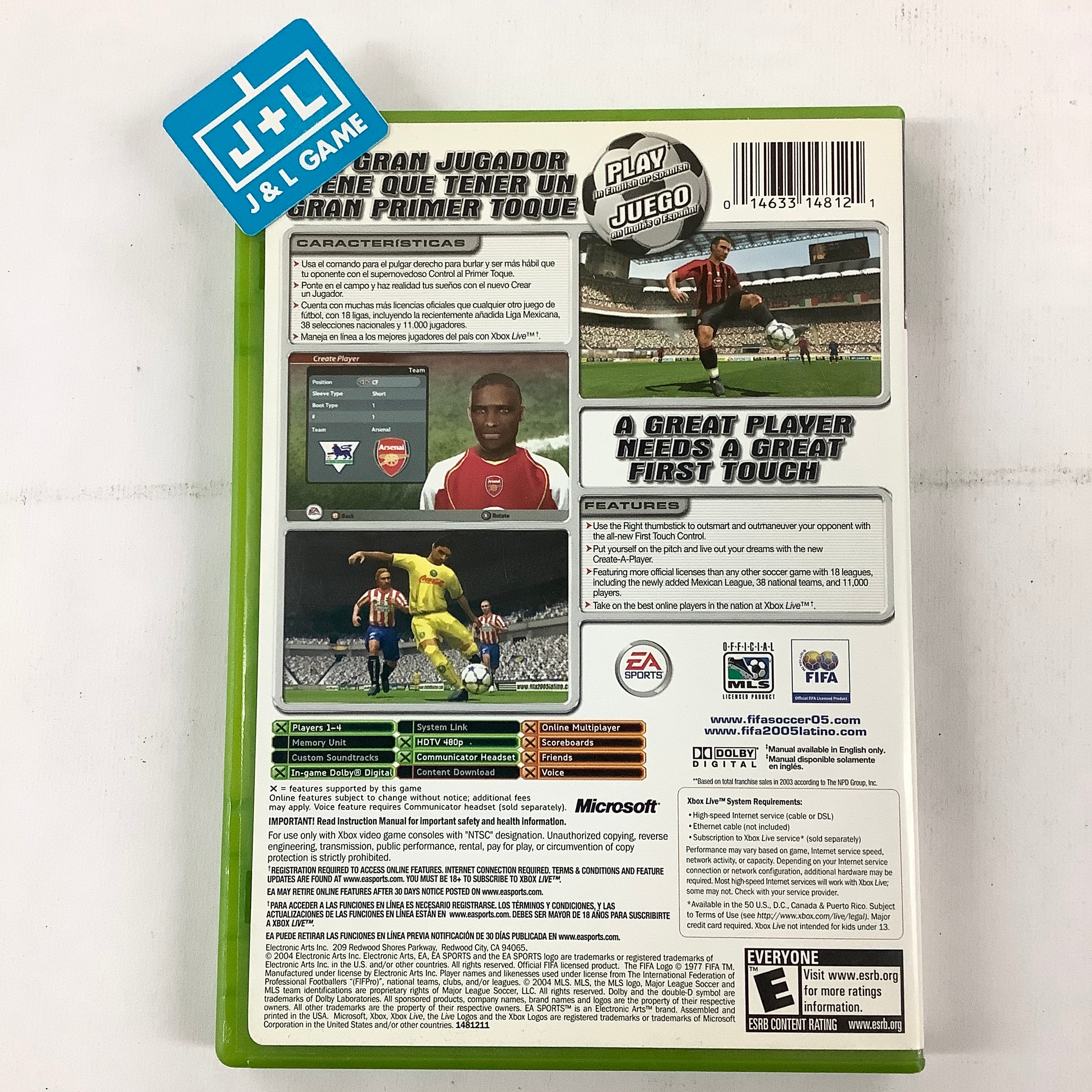 FIFA Soccer 2005 - (XB) Xbox [Pre-Owned] Video Games EA Sports   