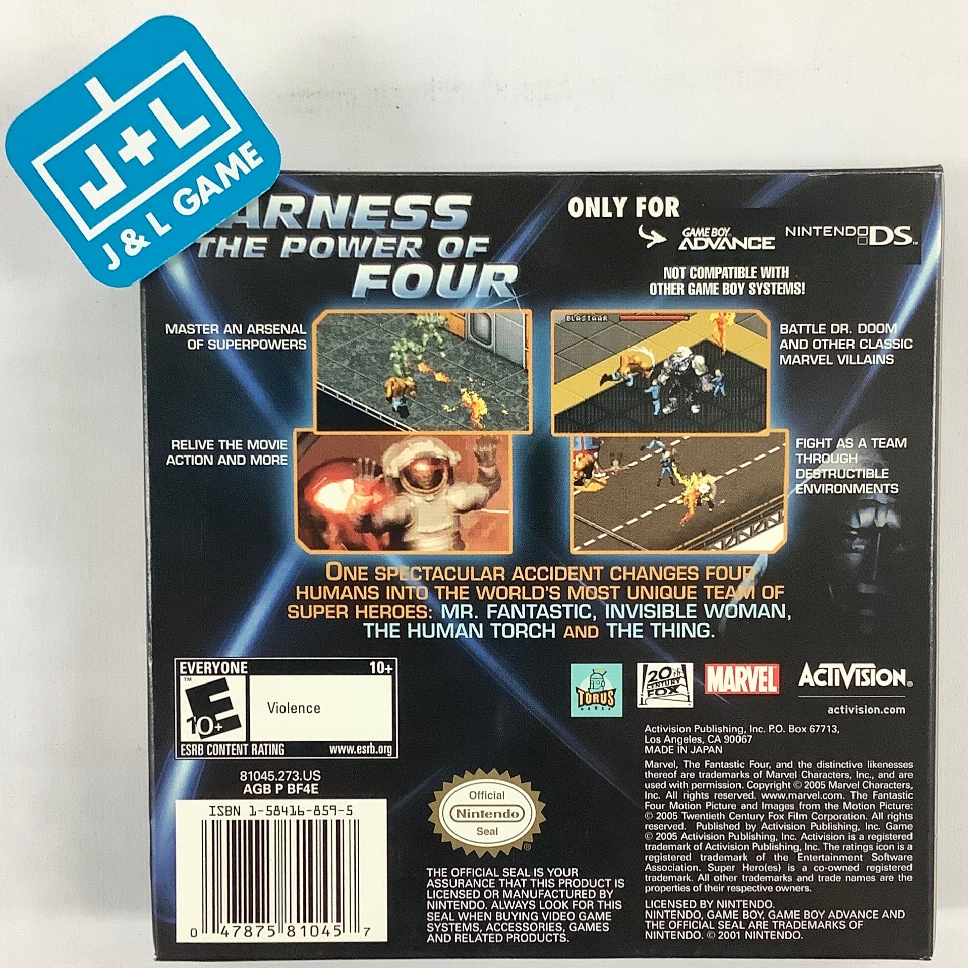 Fantastic 4 - (GBA) Game Boy Advance [Pre-Owned] Video Games Activision   