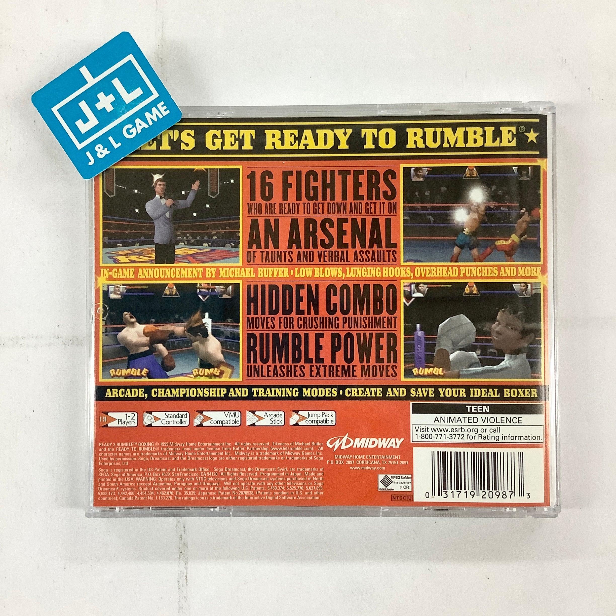 Ready 2 Rumble Boxing - (DC) SEGA Dreamcast  [Pre-Owned] Video Games Midway   