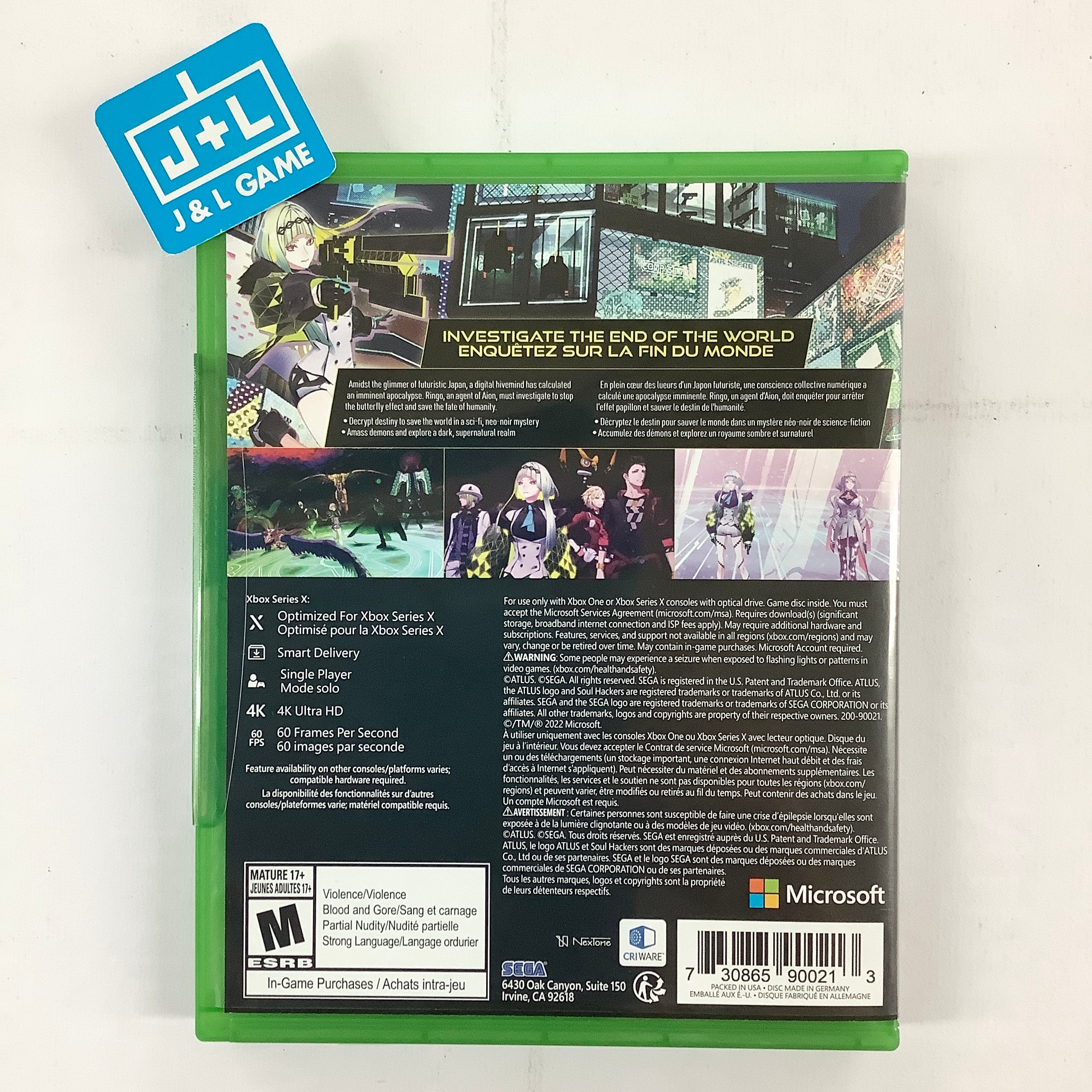Soul Hackers 2: Launch Edition - (XSX) Xbox Series X [UNBOXING