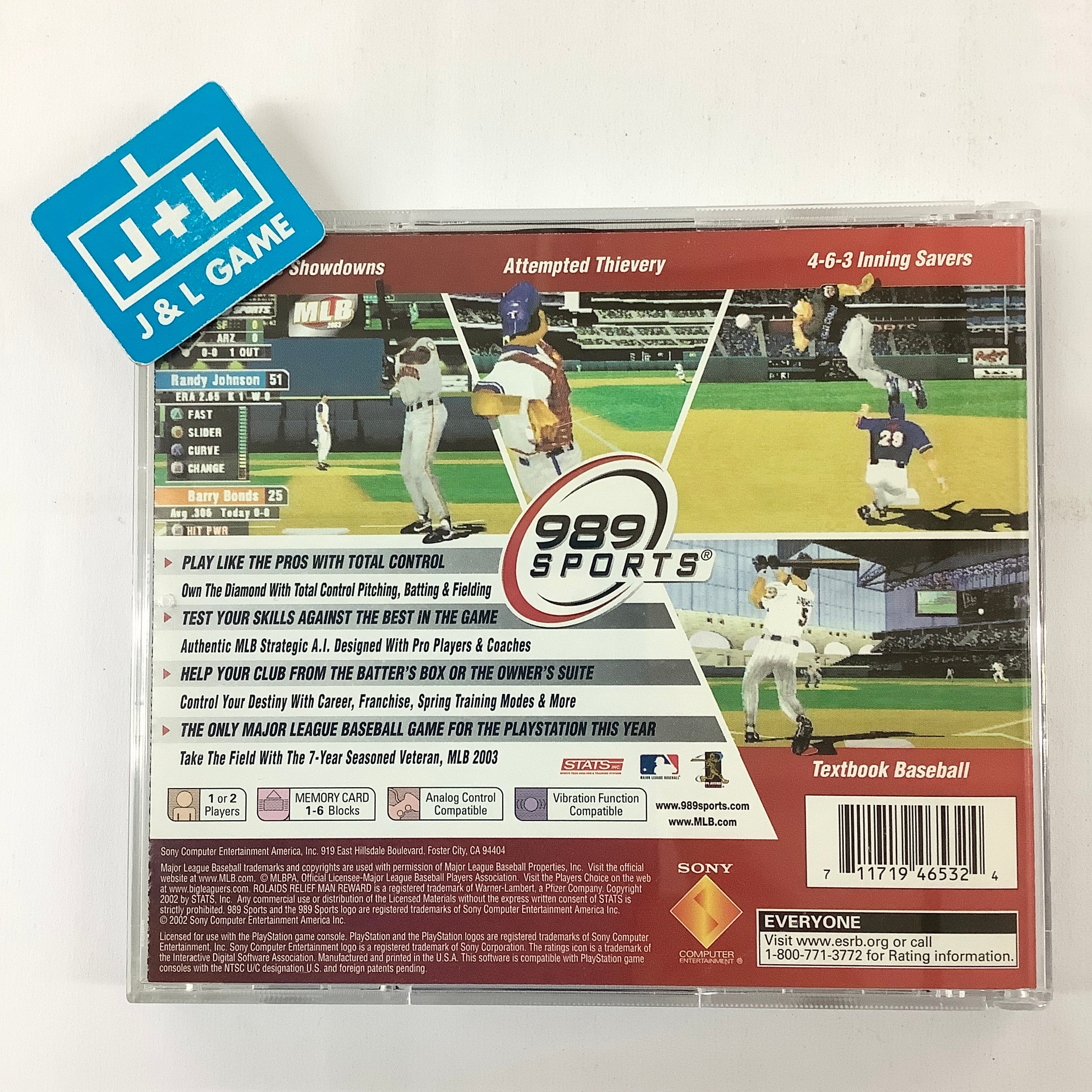 MLB 2003 - (PS1) PlayStation 1 [Pre-Owned] Video Games SCEA   