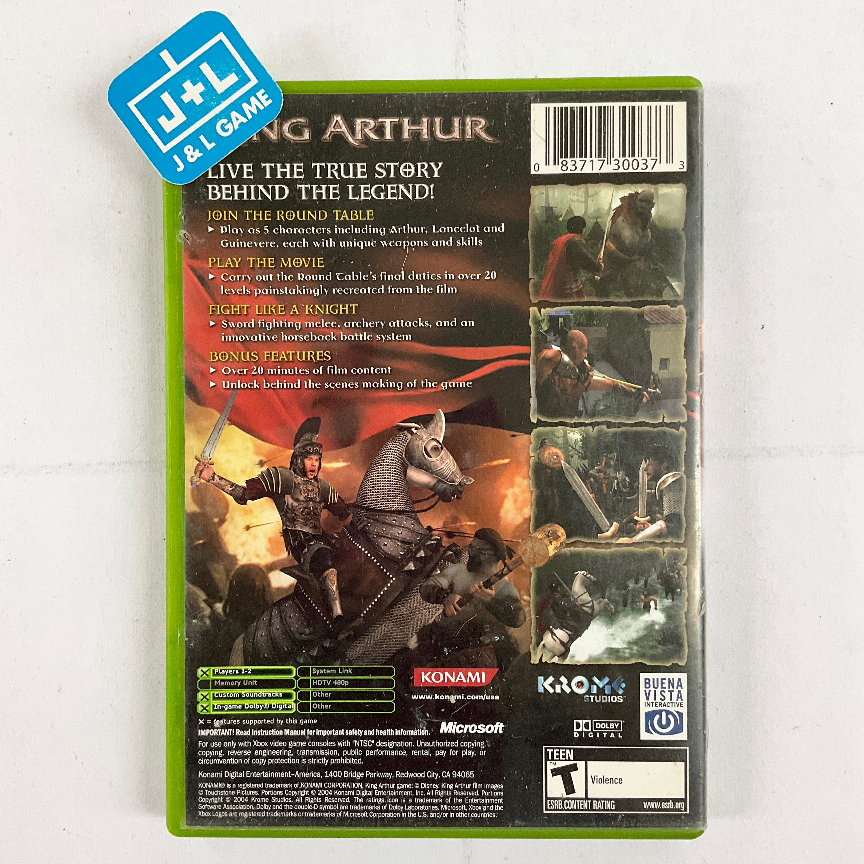 King Arthur - (XB) Xbox [Pre-Owned] Video Games Konami   