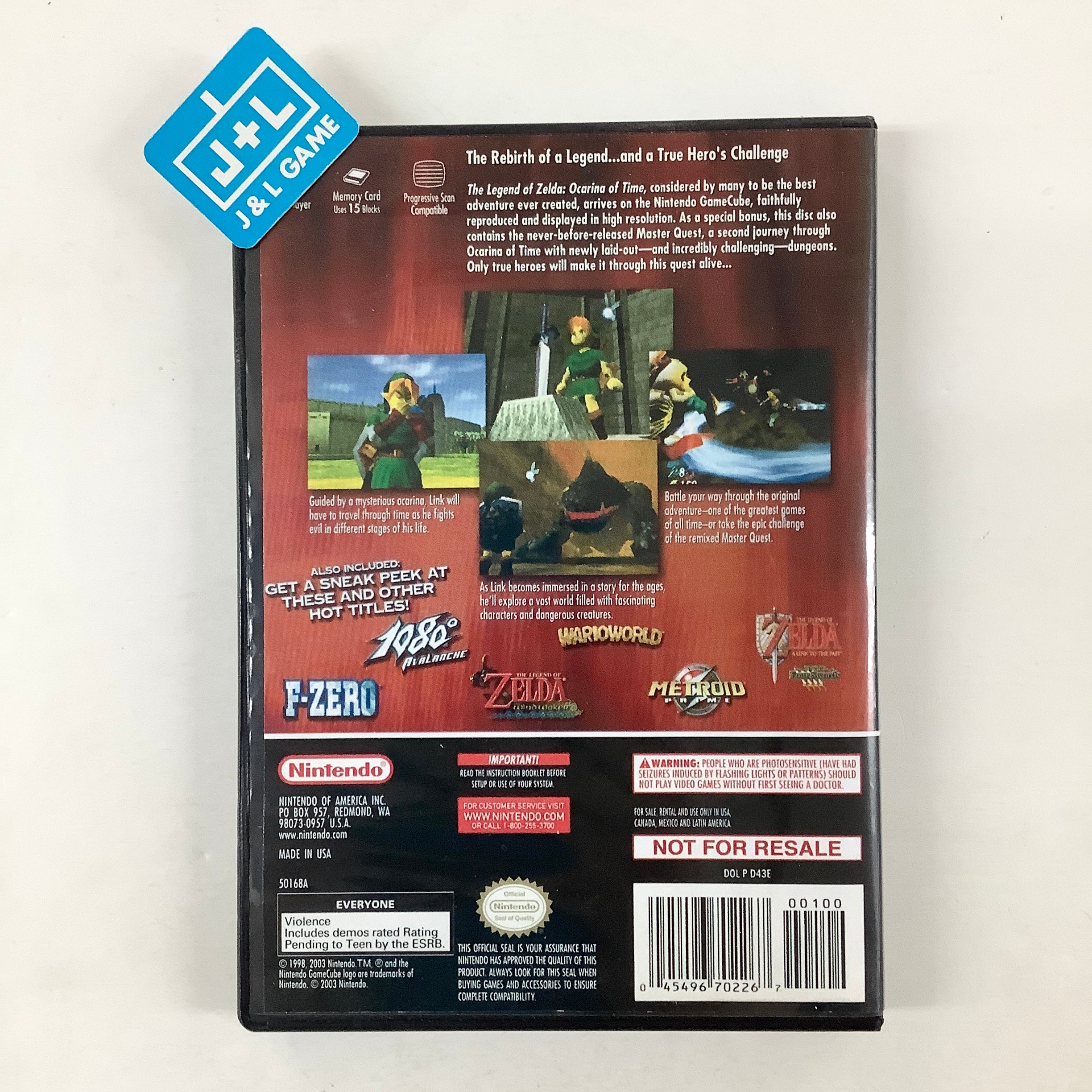 The Legend of Zelda: Ocarina of Time / Master Quest - (GC) GameCube [Pre-Owned] Video Games Nintendo   