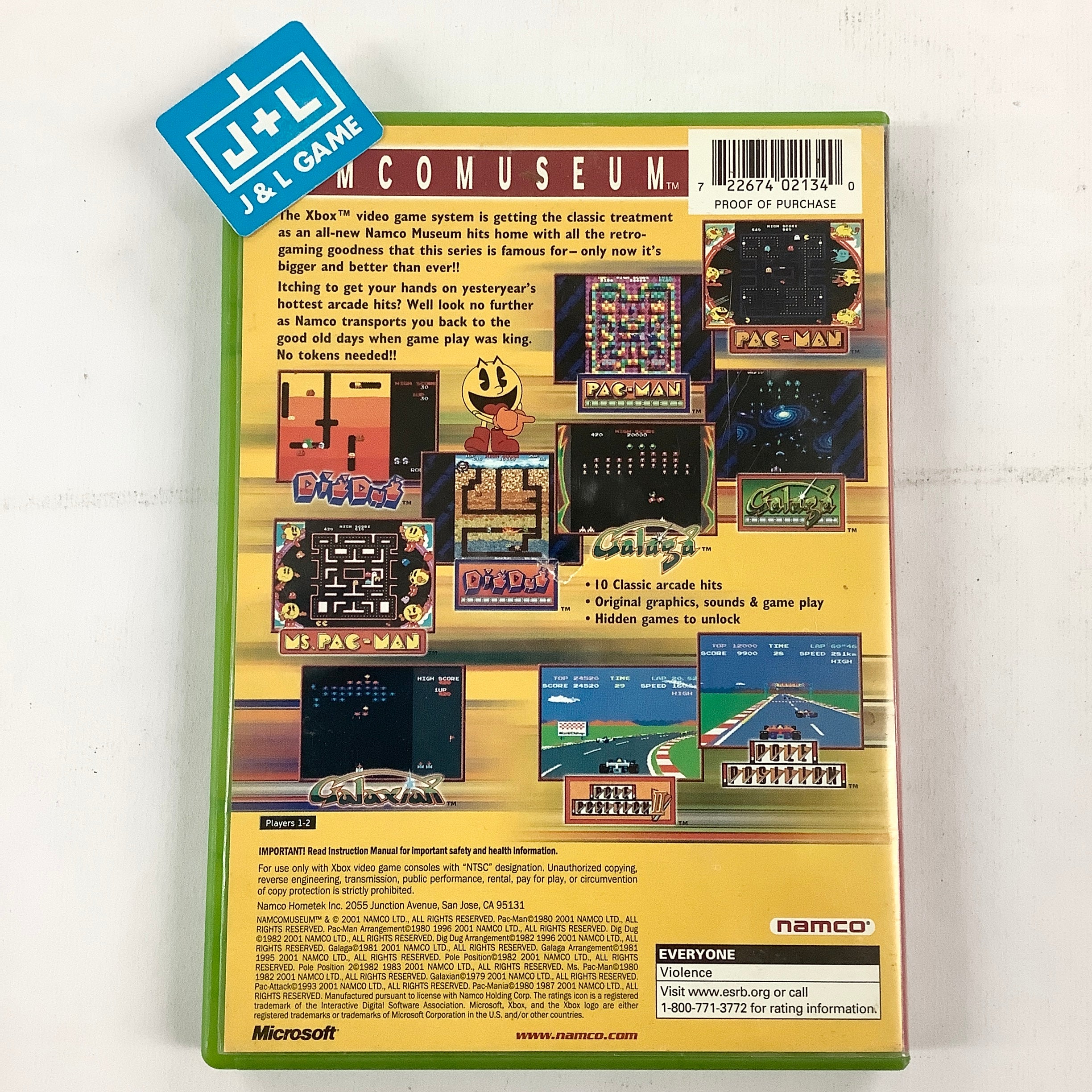 Namco Museum - (XB) Xbox [Pre-Owned] Video Games Namco   