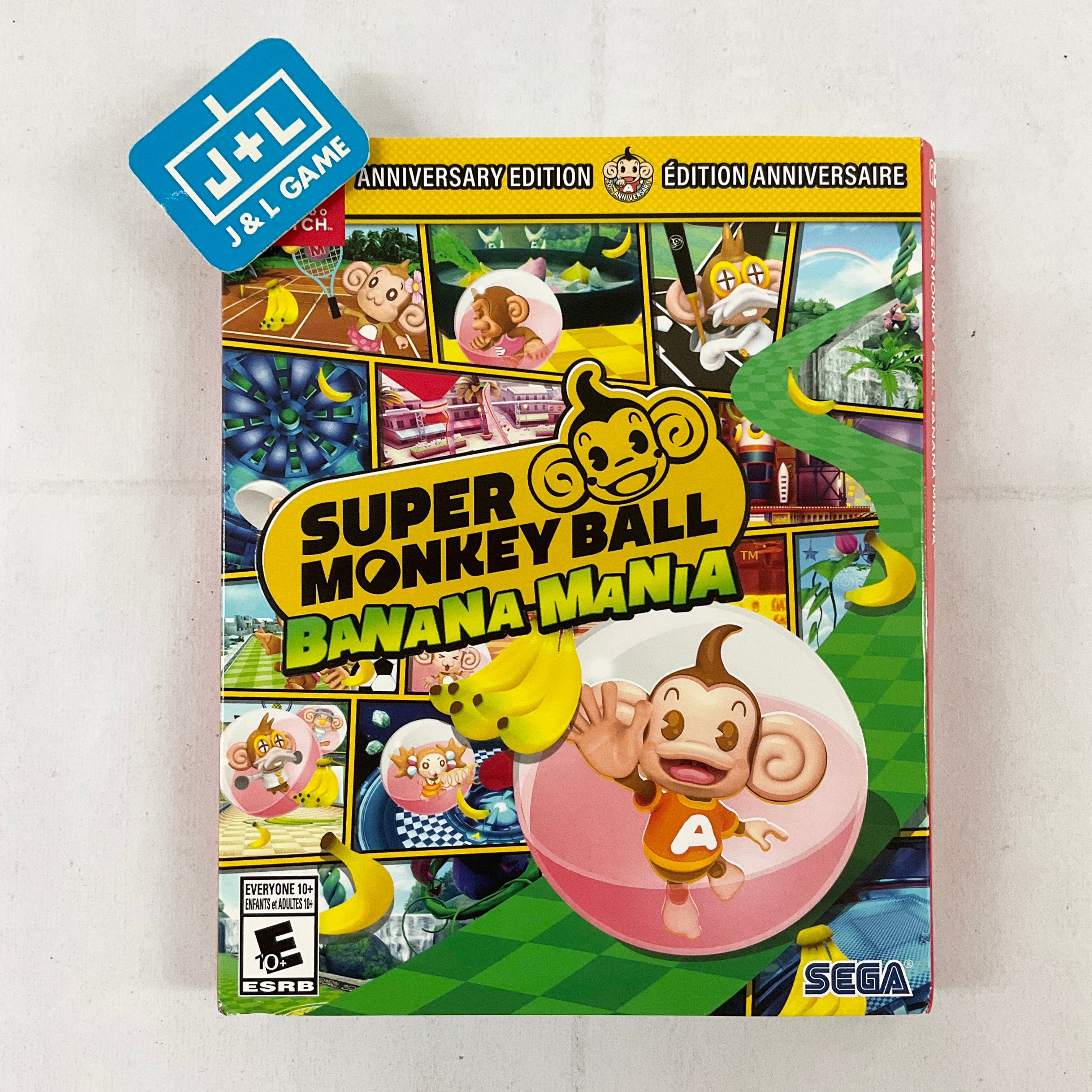 Super Monkey Ball Banana Mania: Anniversary Launch Edition - (NSW) Nintendo Switch [Pre-Owned] Video Games SEGA   