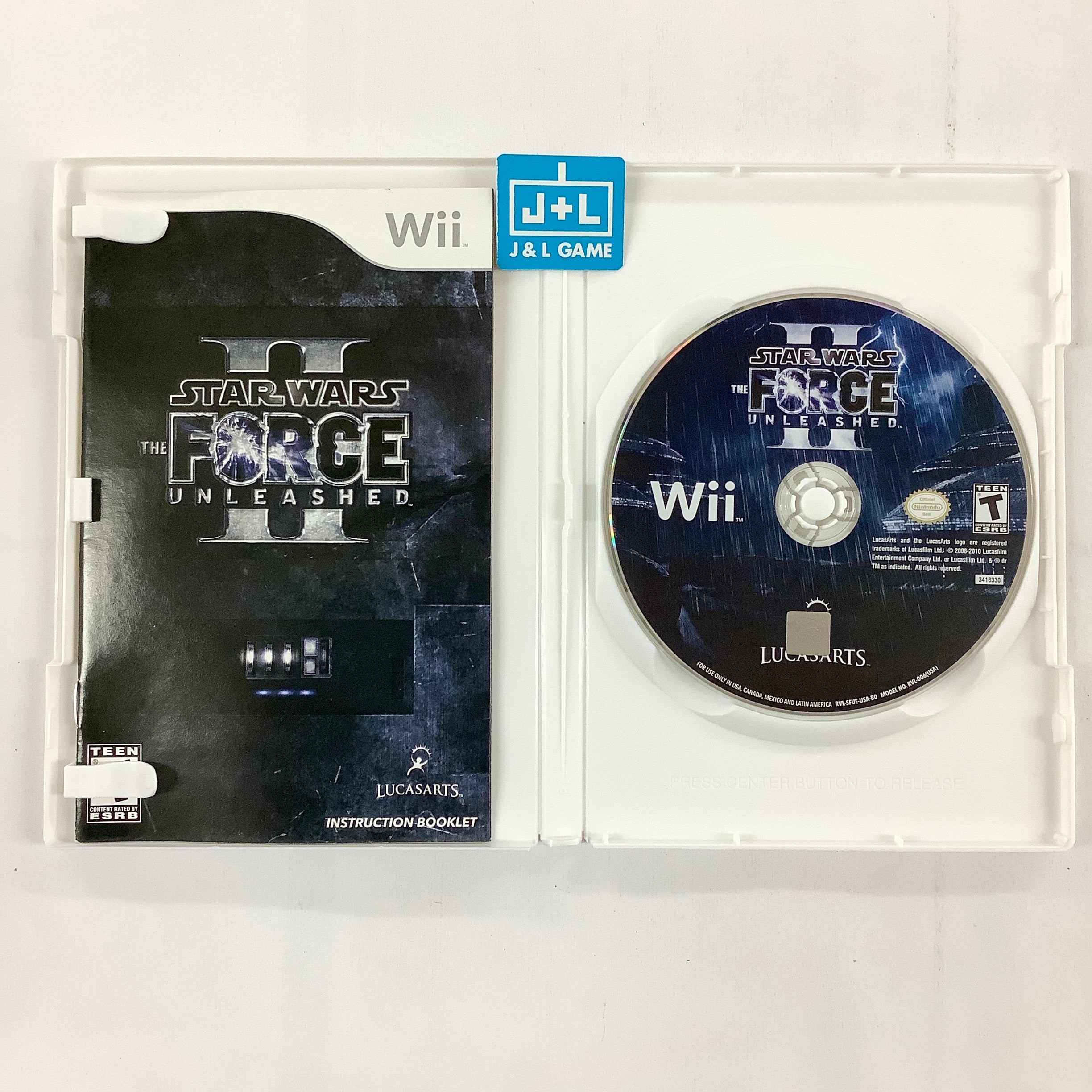 Star Wars: The Force Unleashed II - Nintendo Wii [Pre-Owned] Video Games LucasArts   