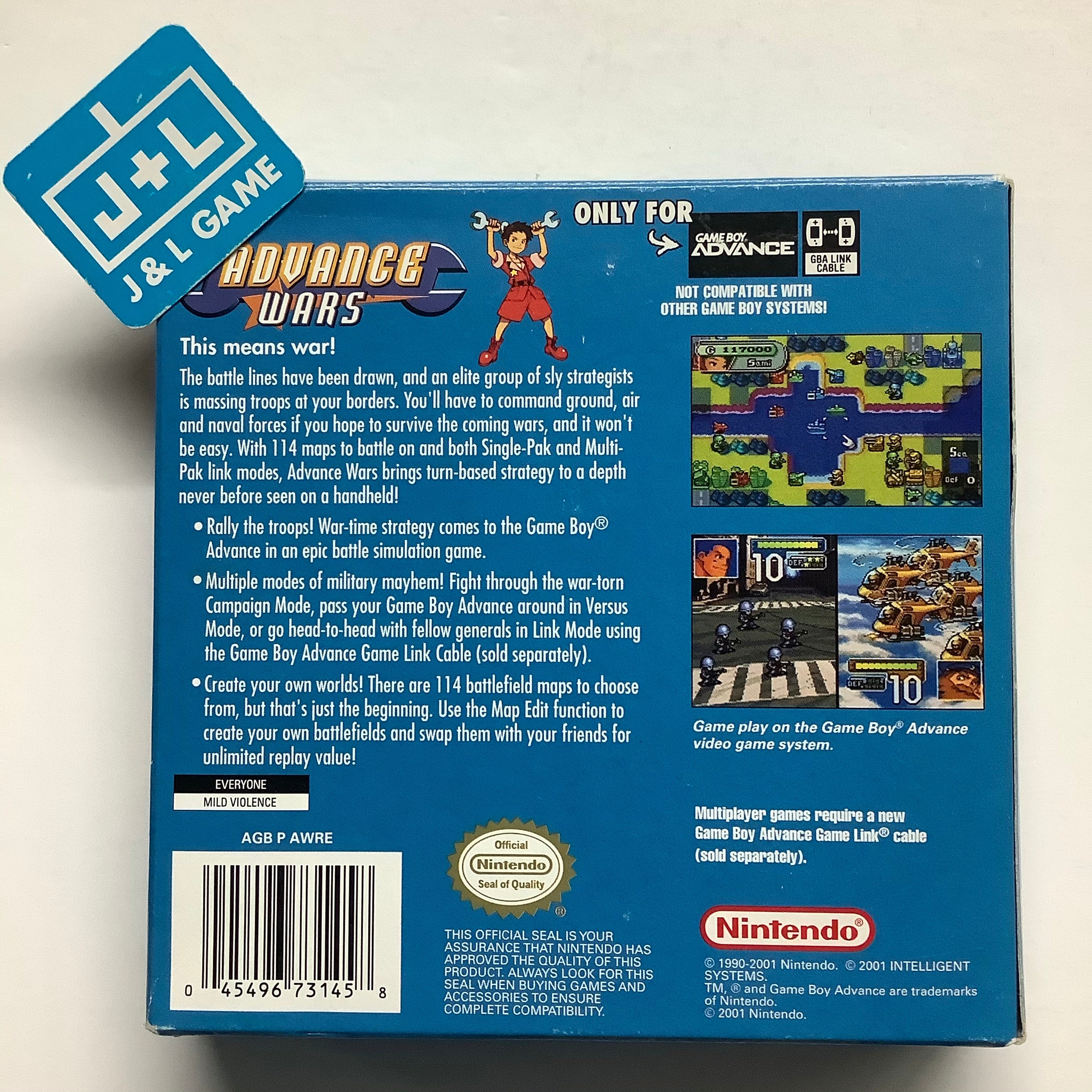 Advance Wars - (GBA) Game Boy Advance [Pre-Owned] Video Games Nintendo   