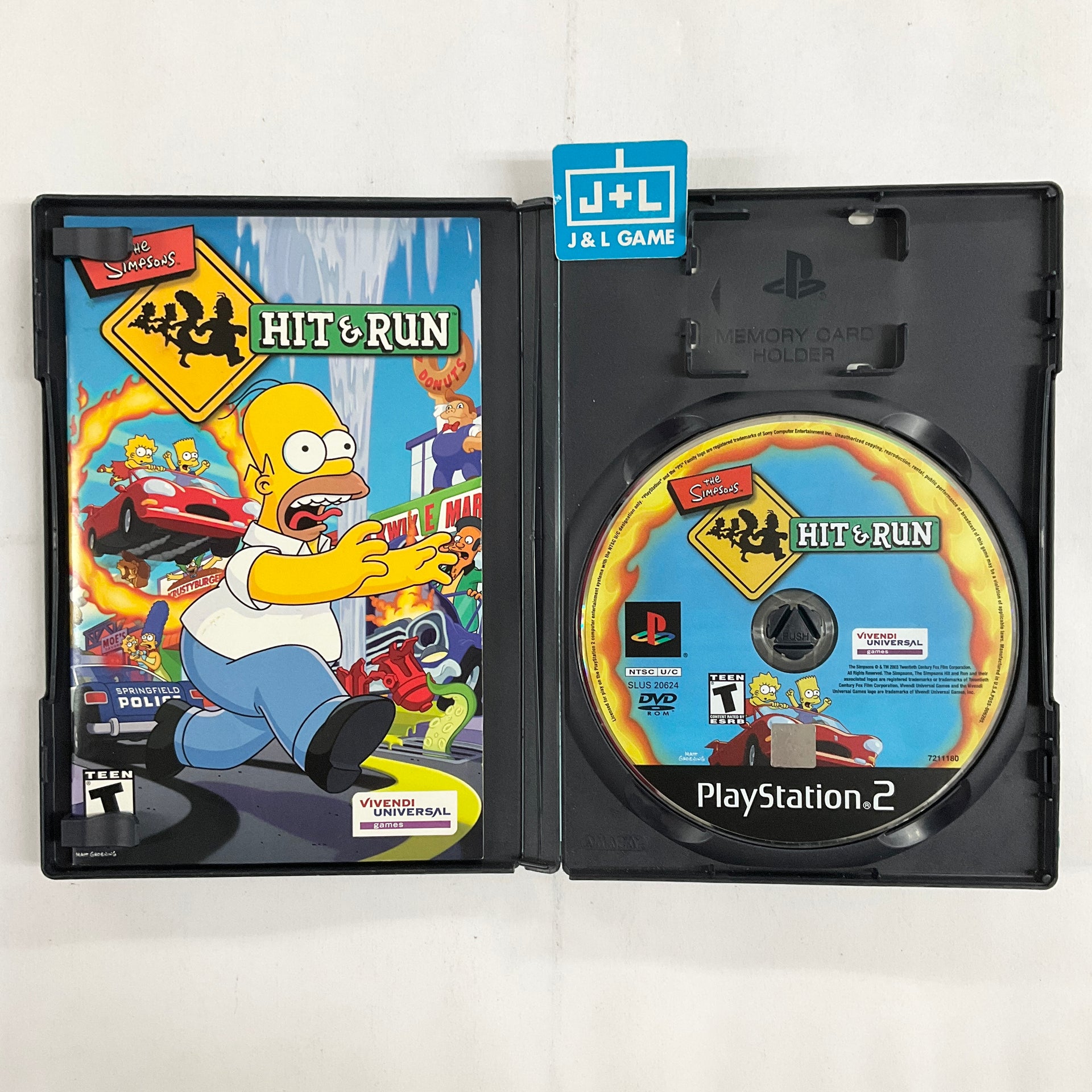 The Simpsons Hit And Run PS2 PaL