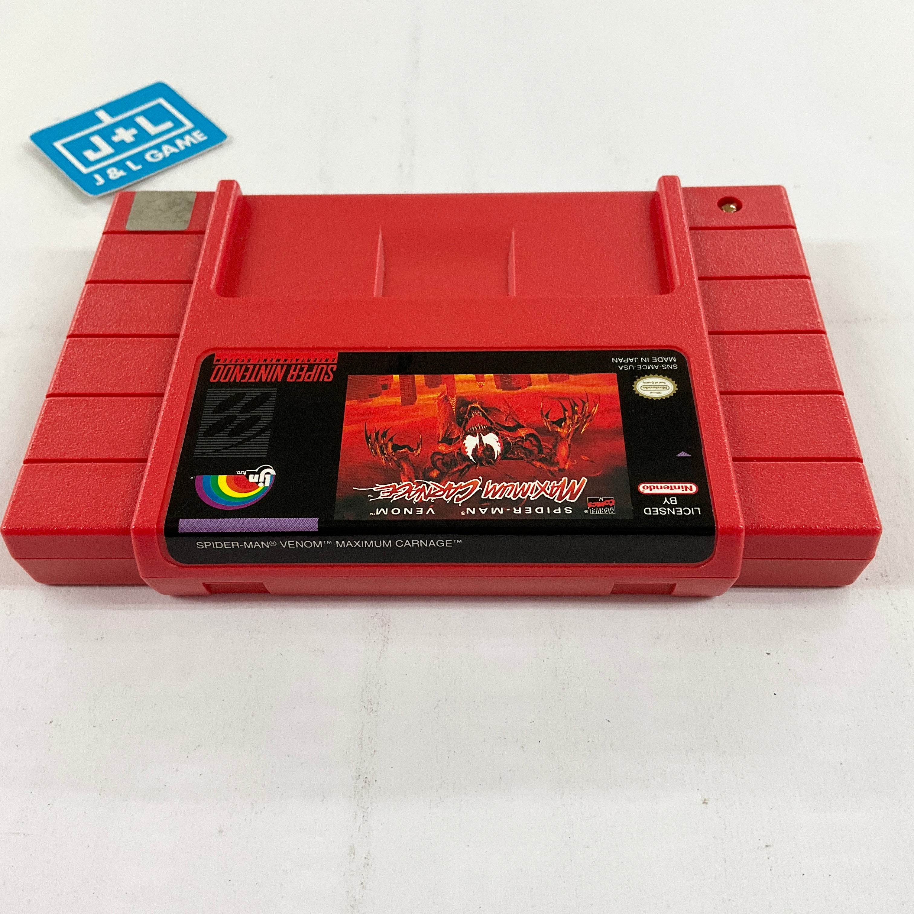 Spider-Man & Venom: Maximum Carnage - (SNES) Super Nintendo [Pre-Owned] Video Games LJN Ltd.   