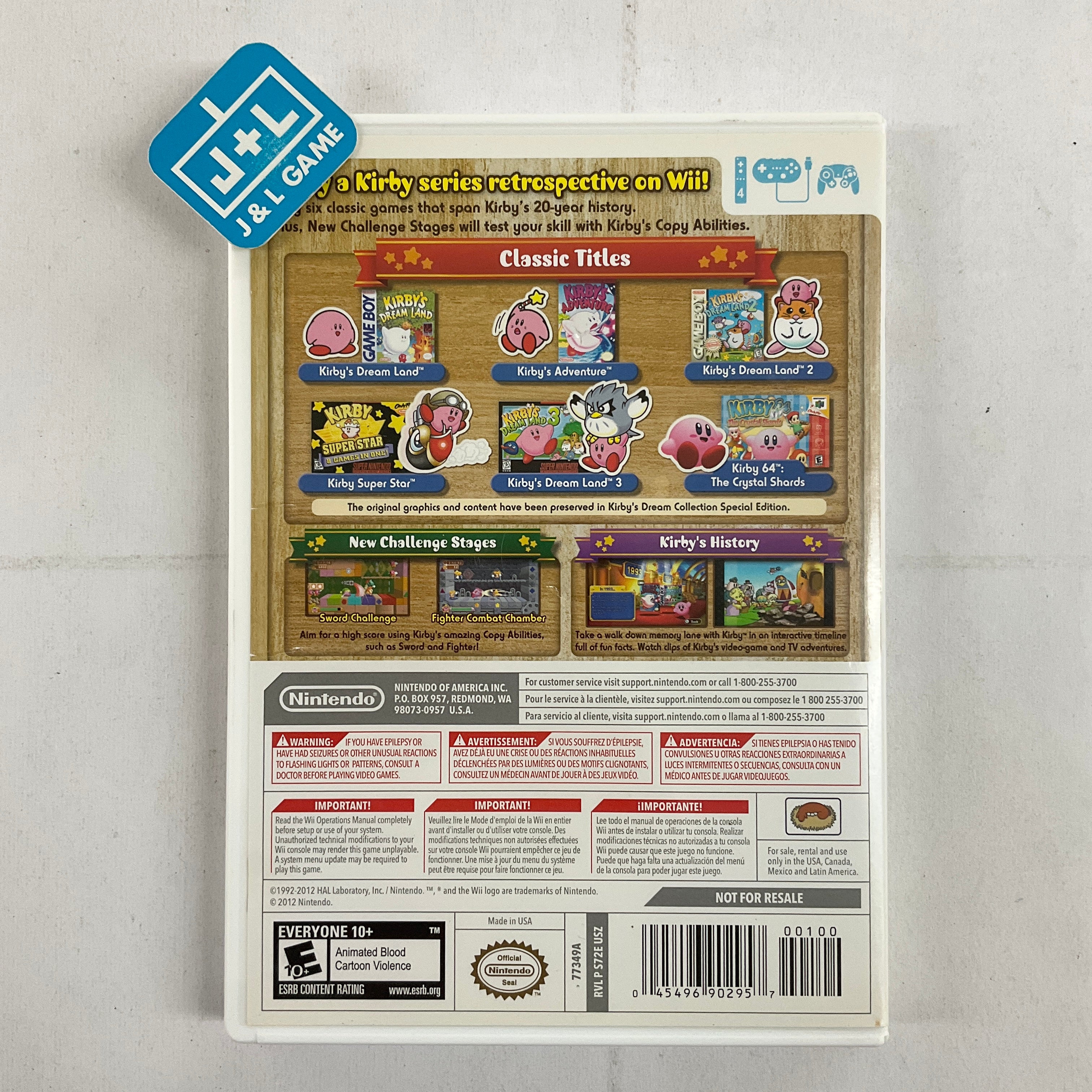 Kirby's Dream Collection: Special Edition - Nintendo Wii [Pre-Owned] Video Games Nintendo   