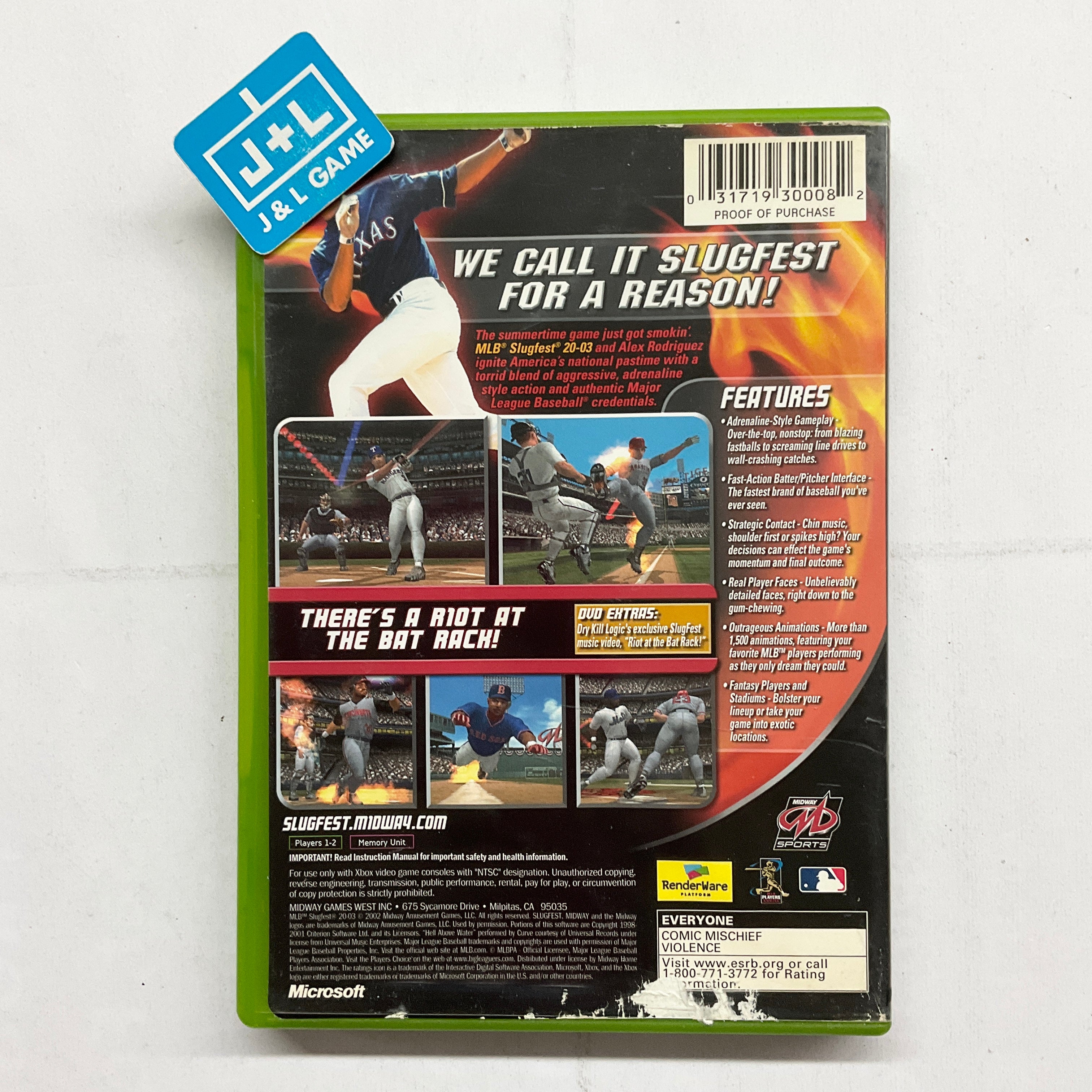 MLB Slugfest 20-03 - (XB) Xbox [Pre-Owned] Video Games Midway   