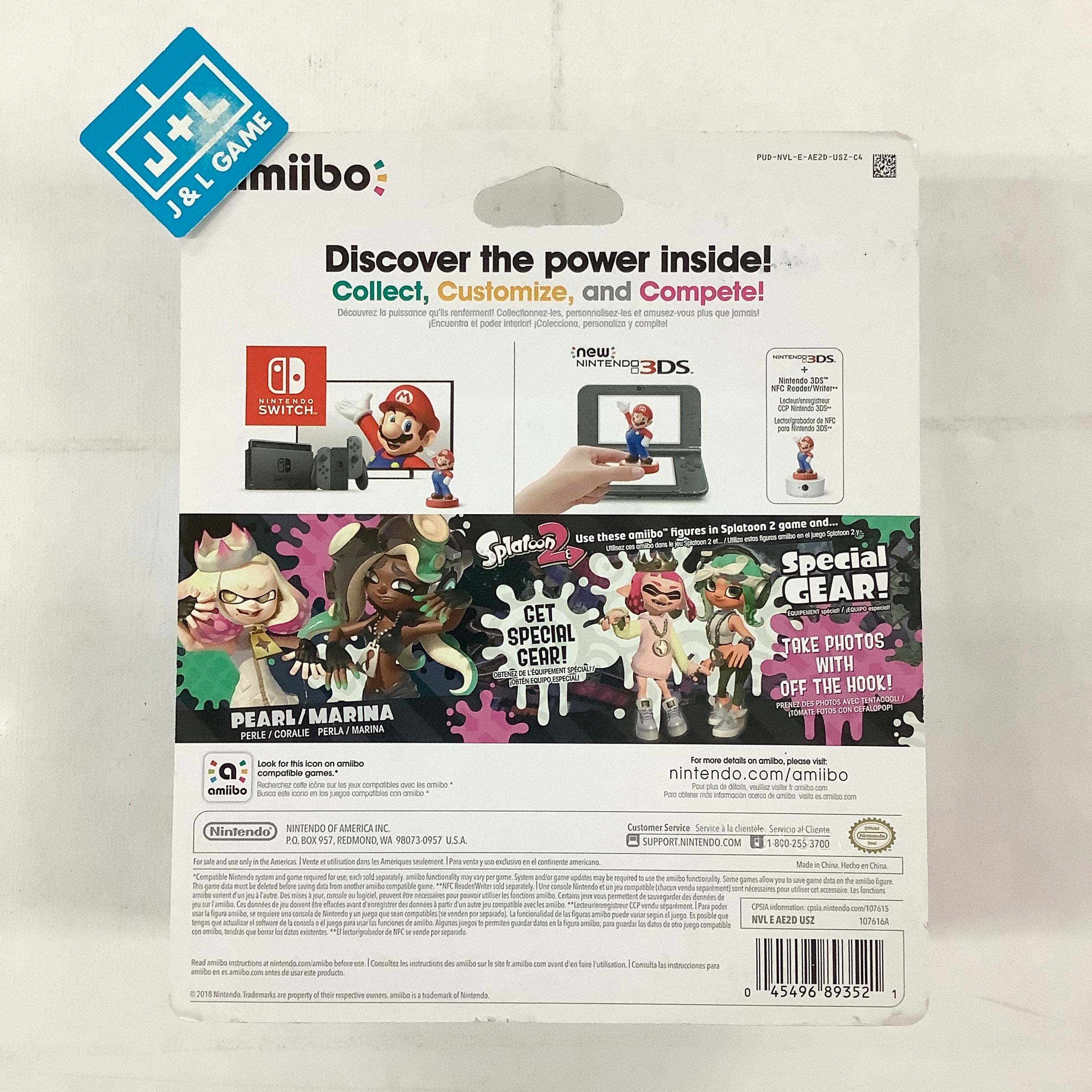 Pearl & Marina 2-Pack (Splatoon series) - Nintendo Amiibo Amiibo Nintendo   
