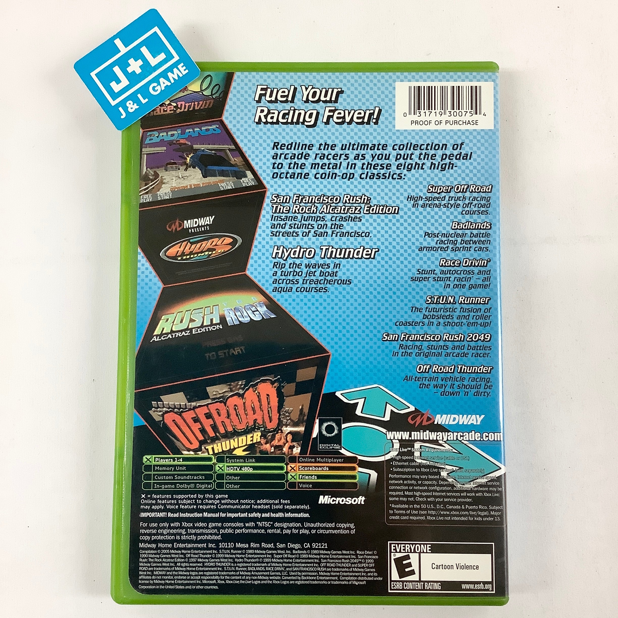 Midway Arcade Treasures 3 - (XB) Xbox [Pre-Owned] Video Games Midway   