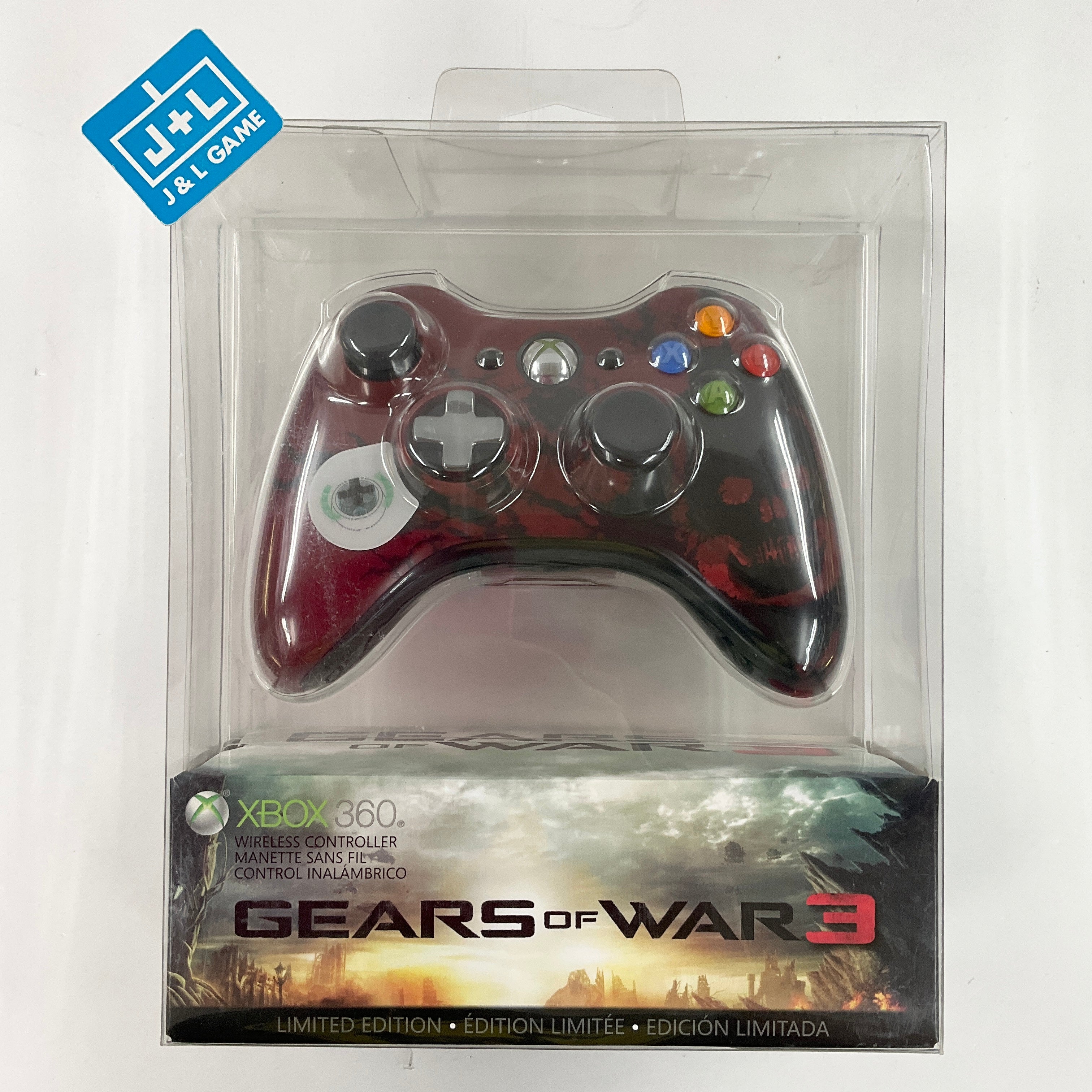 Microsoft Gears of War 3 Limited Edition Wireless Controller - (X360) Xbox 360 Accessories Microsoft   