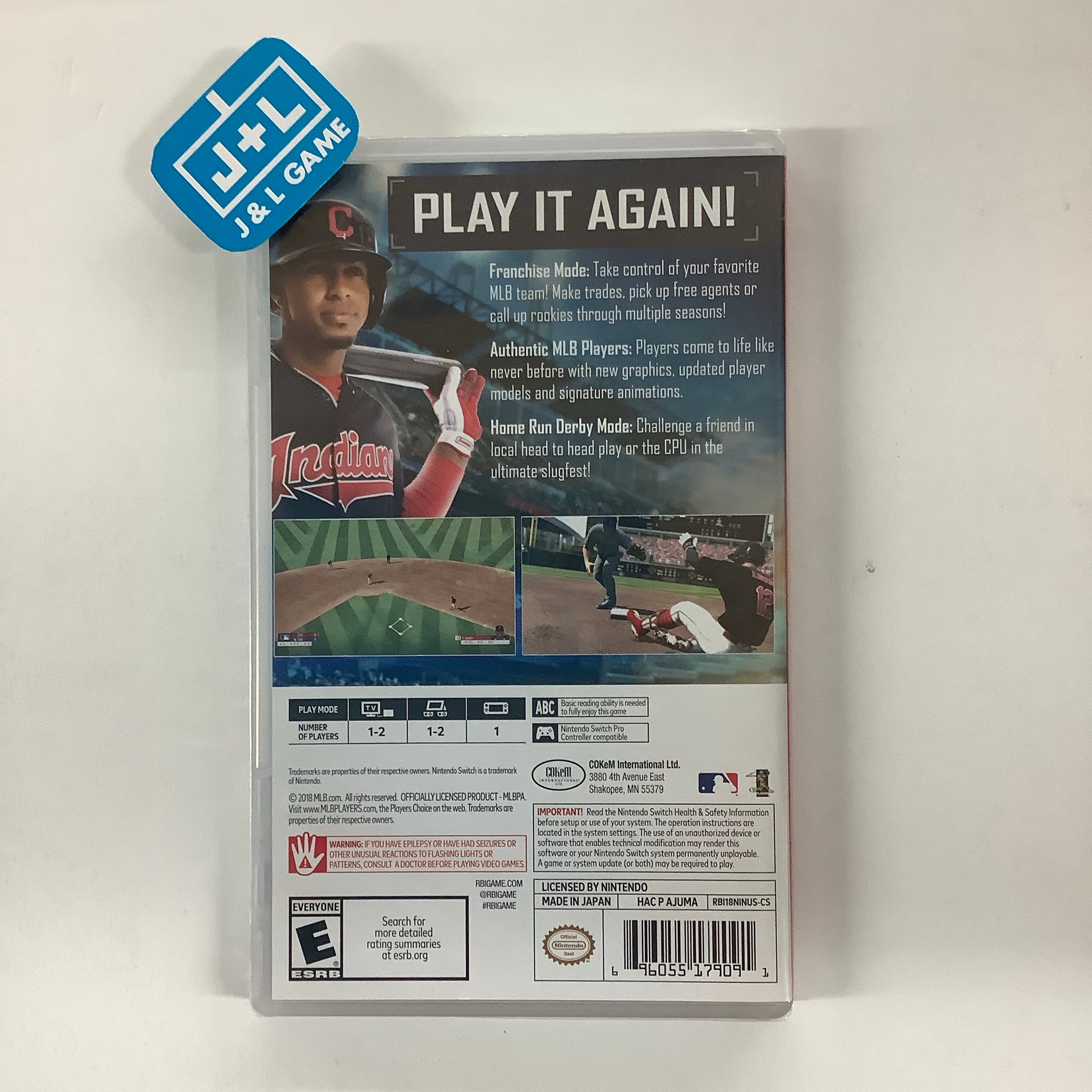 R.B.I. Baseball 18 - (NSW) Nintendo Switch Video Games MLB AM   