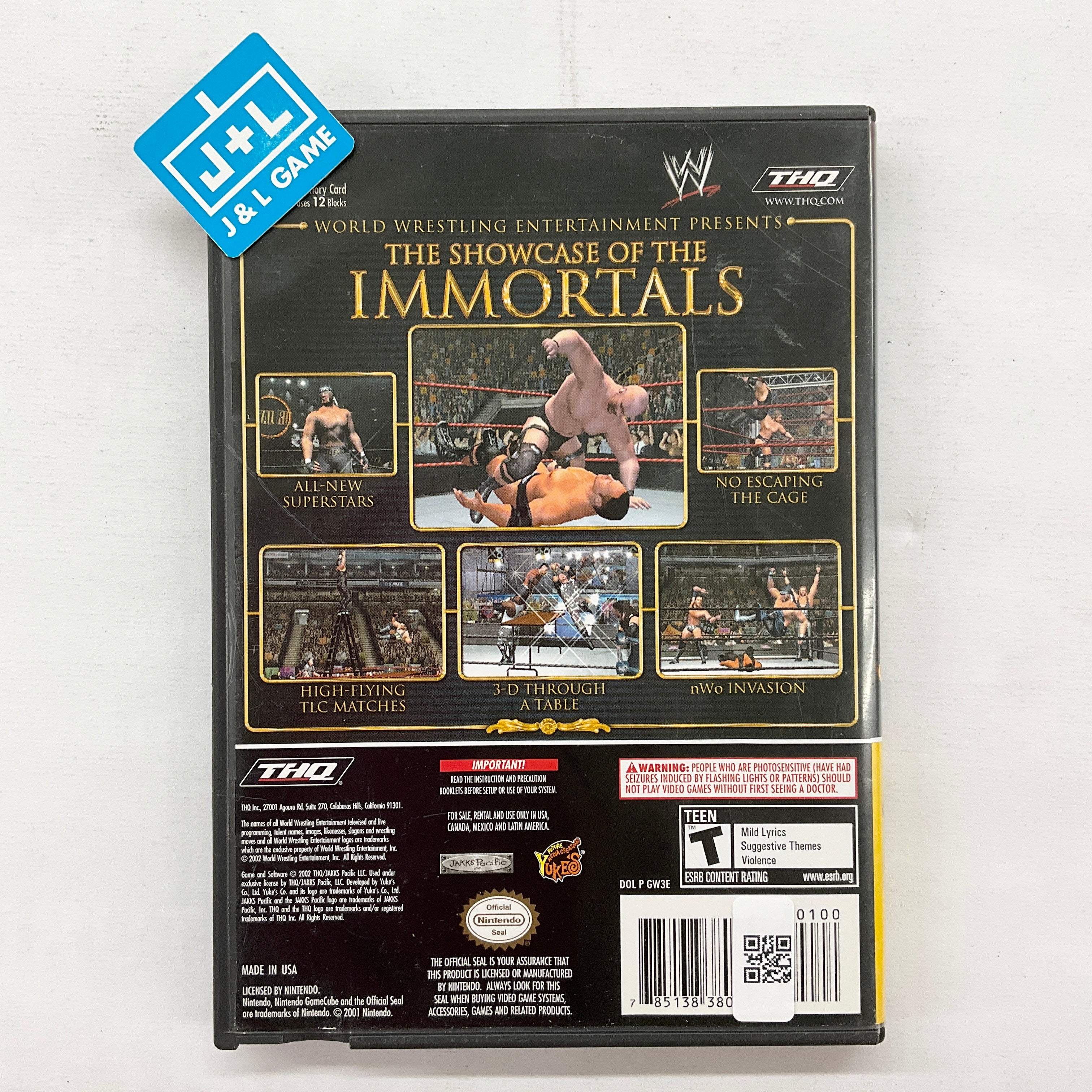 WWE WrestleMania X8 (Player's Choice) - (GC) GameCube [Pre-Owned
