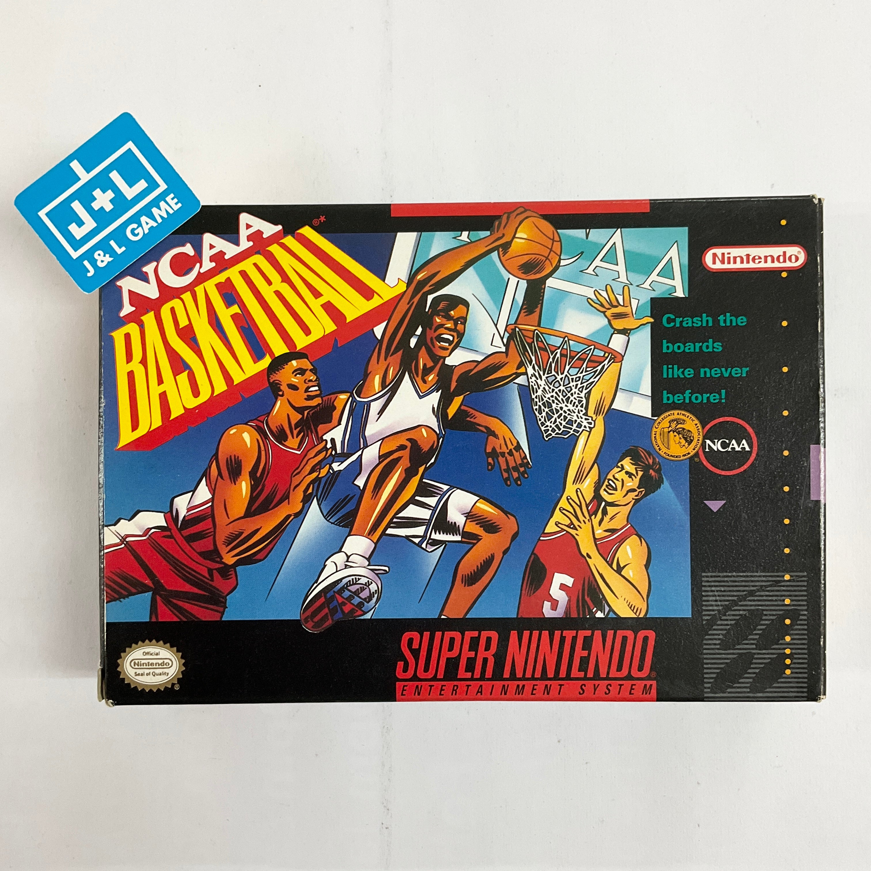 NCAA Basketball - (SNES) Super Nintendo [Pre-Owned] Video Games Acclaim   