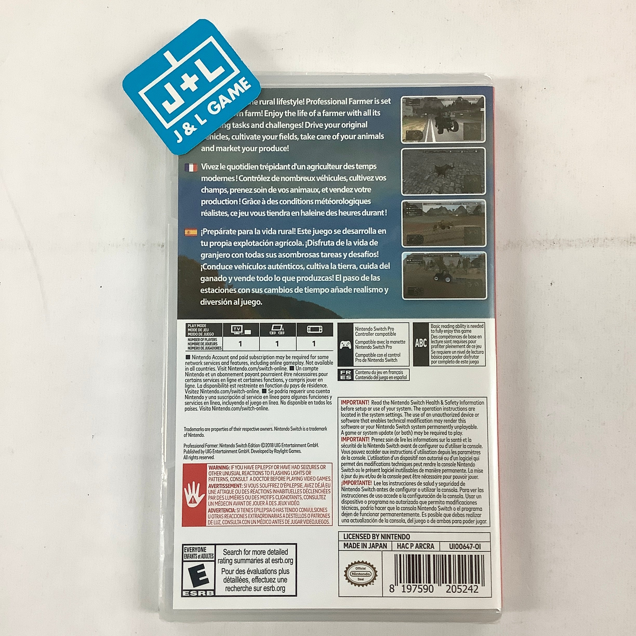Professional Farmer: Nintendo Switch Edition - (NSW) Nintendo Switch Video Games UIG Entertainment   