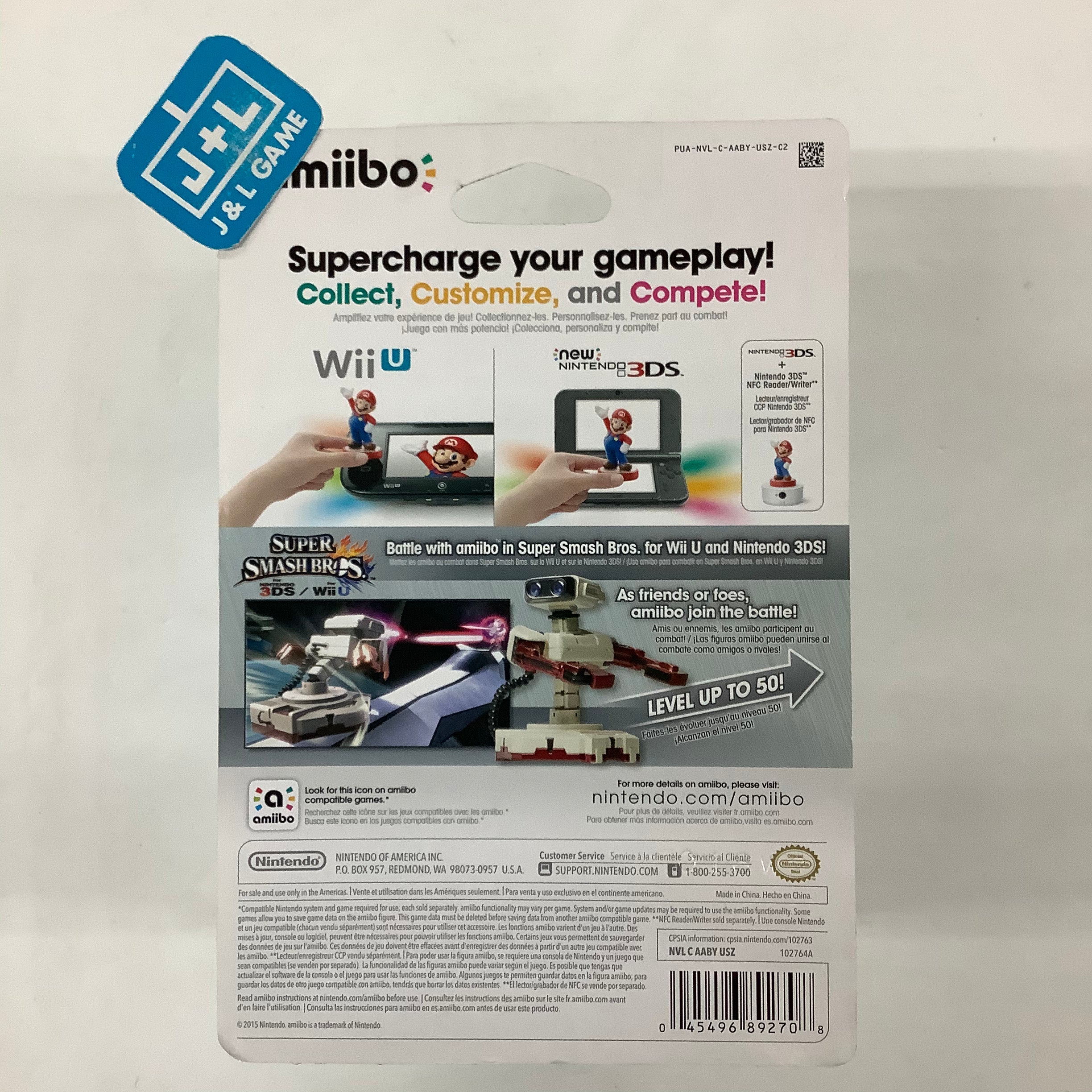 R.O.B. (Famicom) (Super Smash Bros. series) - Nintendo WiiU Amiibo Amiibo Nintendo   