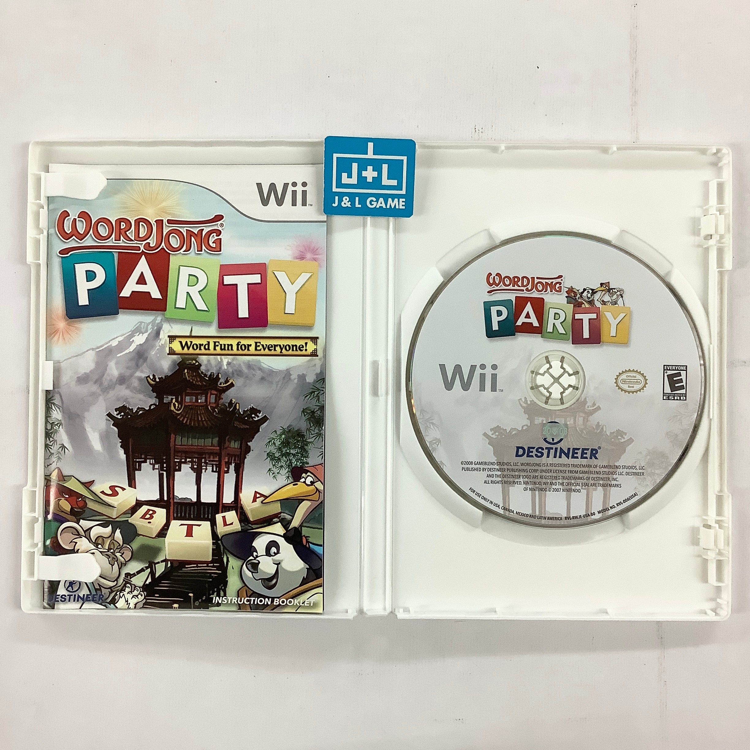 WordJong Party - Nintendo Wii [Pre-Owned] Video Games Destineer   