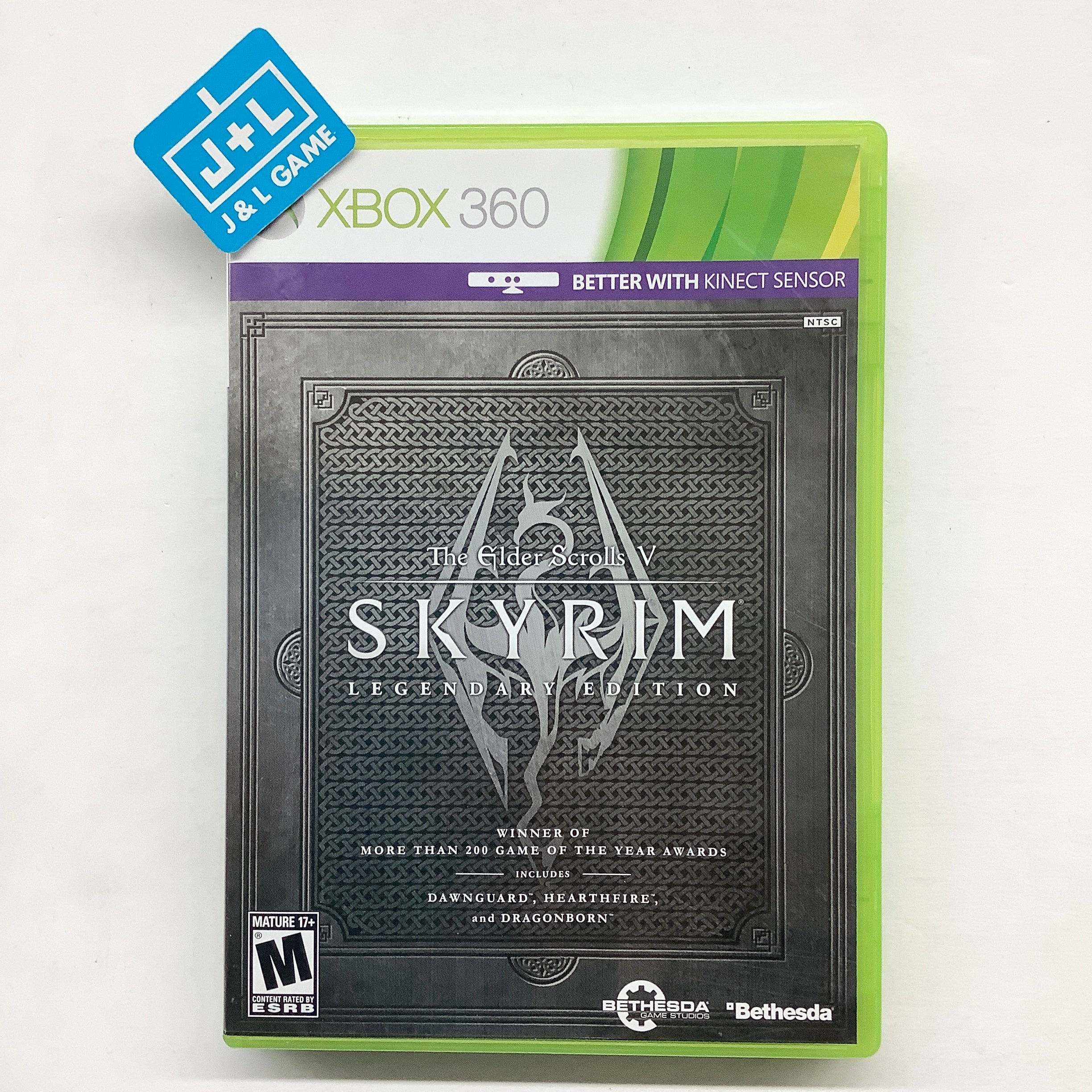 The Elder Scrolls V: Skyrim (Legendary Edition) - Xbox 360 [Pre-Owned] Video Games Bethesda Softworks   