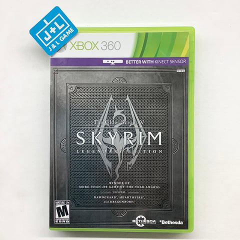 The Elder Scrolls V: Skyrim  (Legendary Edition) - Xbox 360 [Pre-Owned] Video Games Bethesda Softworks   