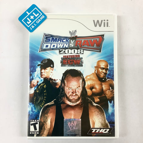 WWE SmackDown vs. Raw 2008 - Nintendo Wii [Pre-Owned] Video Games THQ   