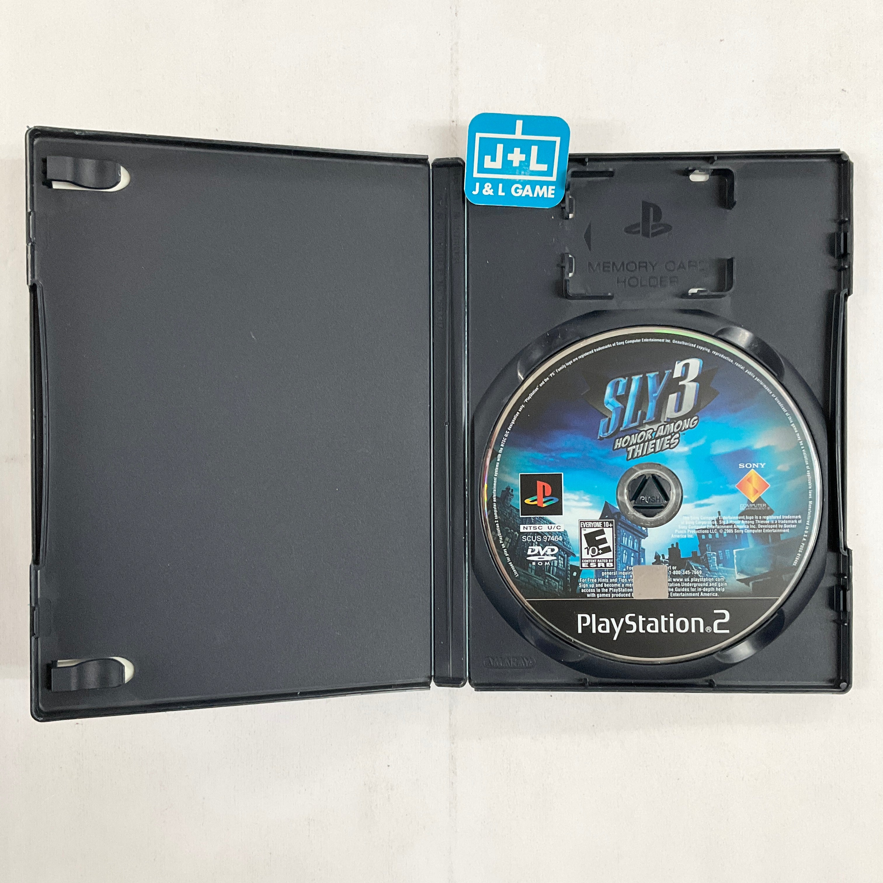 SLY 3 HONOR Among Thieves Playstation 2 CIB avec manuel + lunettes 3D