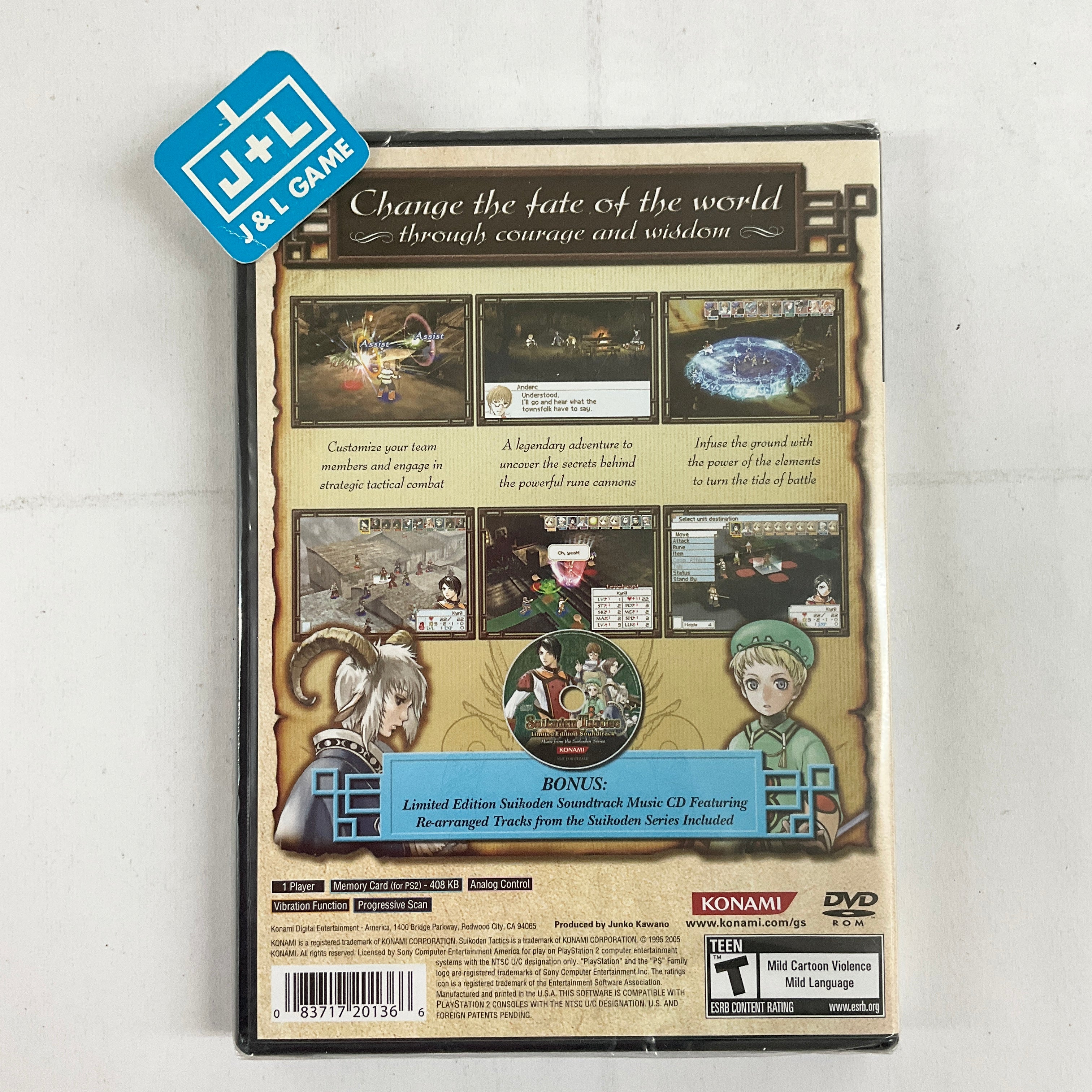 Suikoden Tactics - (PS2) PlayStation 2 Video Games Konami   