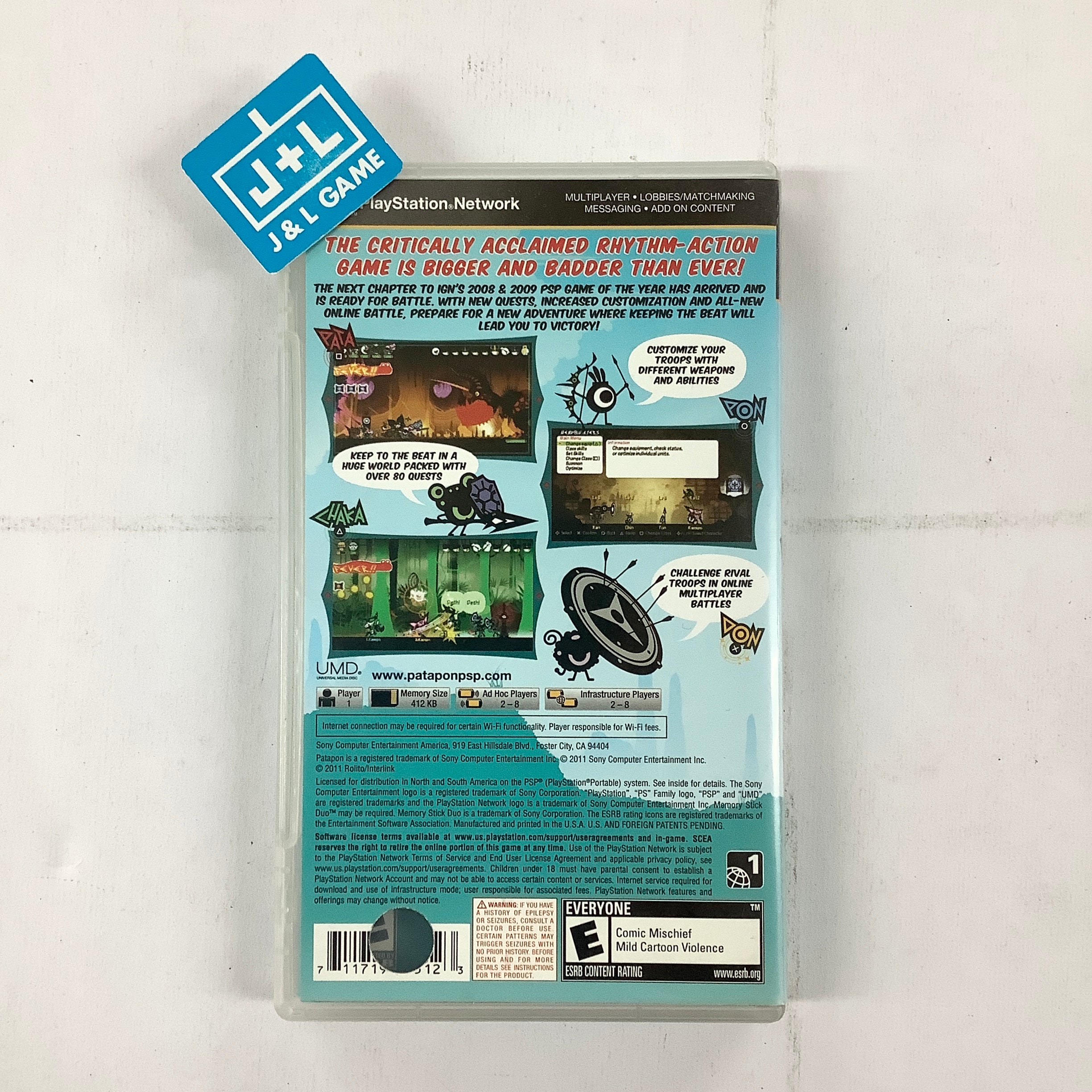 Patapon 3 - Sony PSP [Pre-Owned] Video Games SCEA   