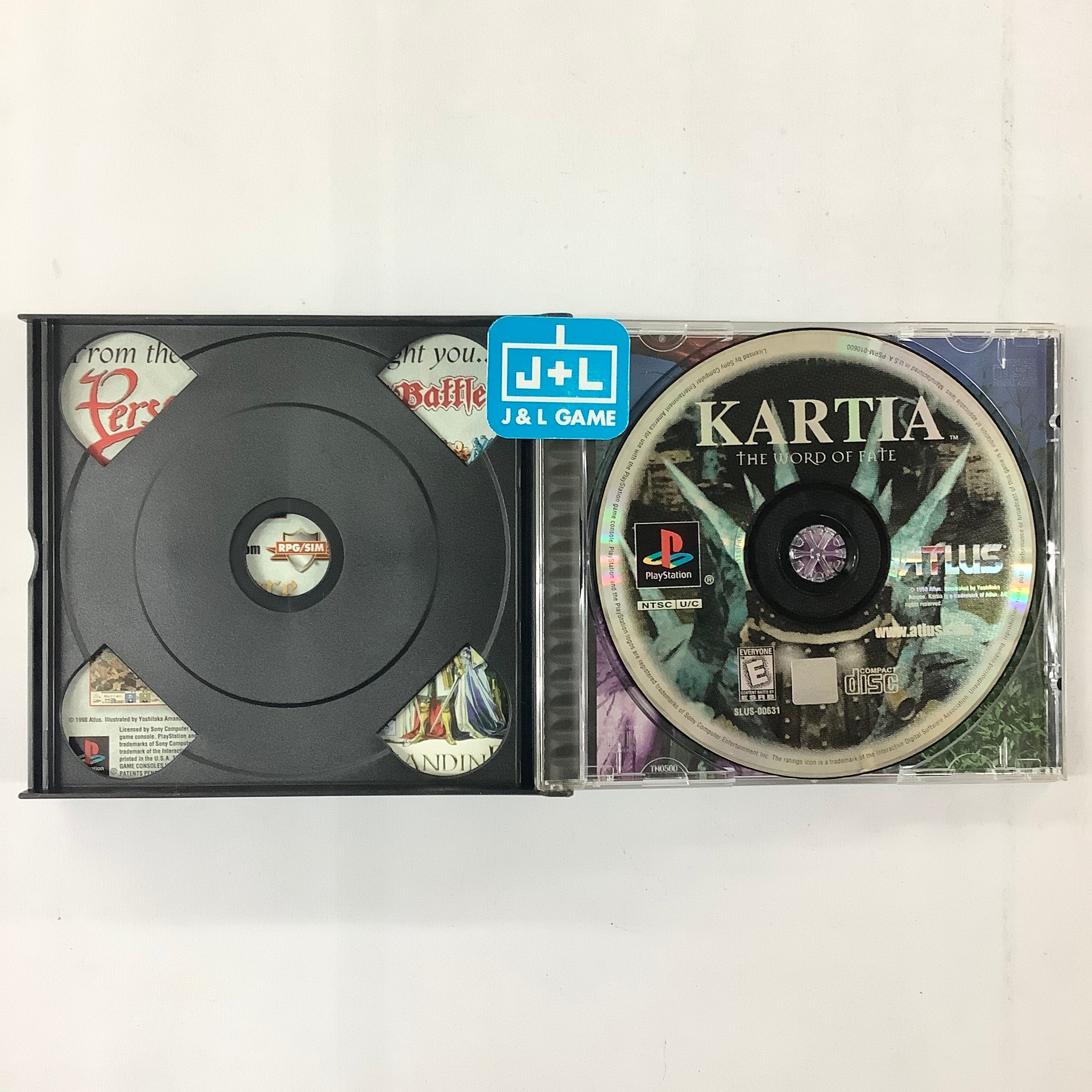 Kartia: The Word of Fate - (PS1) PlayStation 1 [Pre-Owned] Video Games Atlus   