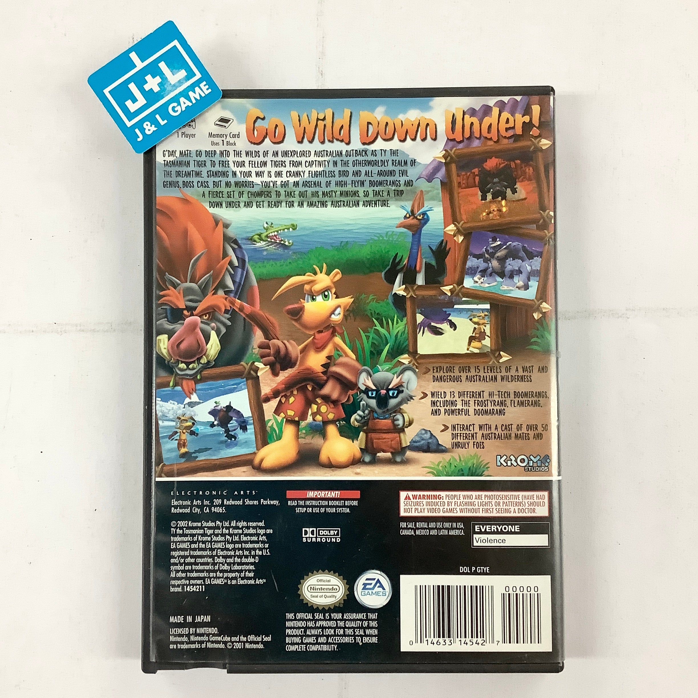 Ty the Tasmanian Tiger - (GC) GameCube [Pre-Owned] Video Games EA Games   