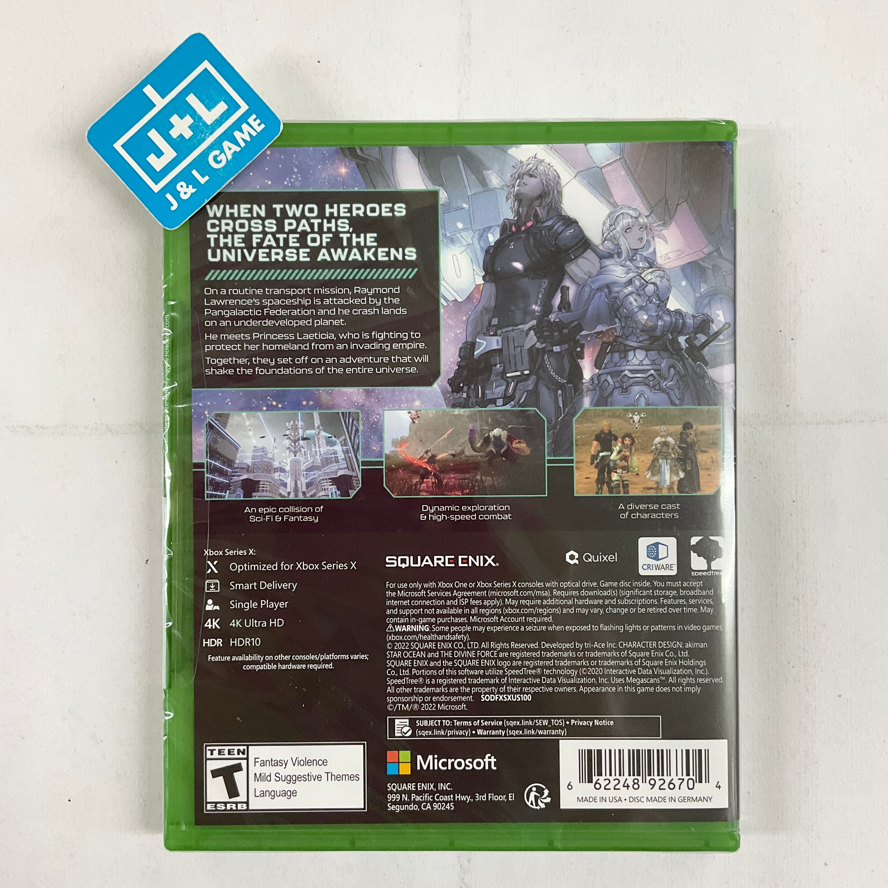 Star Ocean: The Divine Force - (XSX) Xbox Series X Video Games Square Enix   
