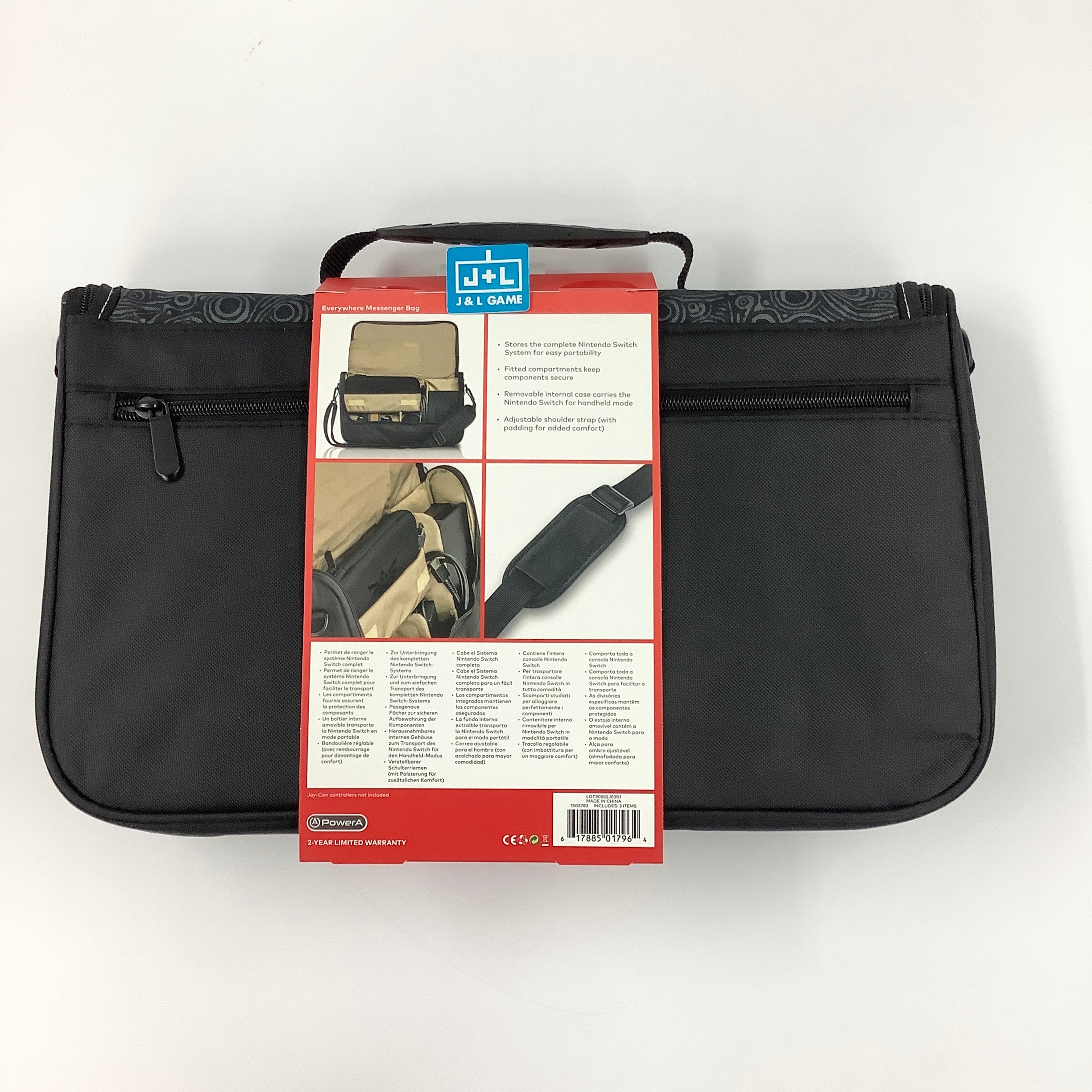 PowerA Everywhere Messenger Bag (The Legend of Zelda: Breath of the Wild) - (NSW) Nintendo Switch Accessories PowerA   