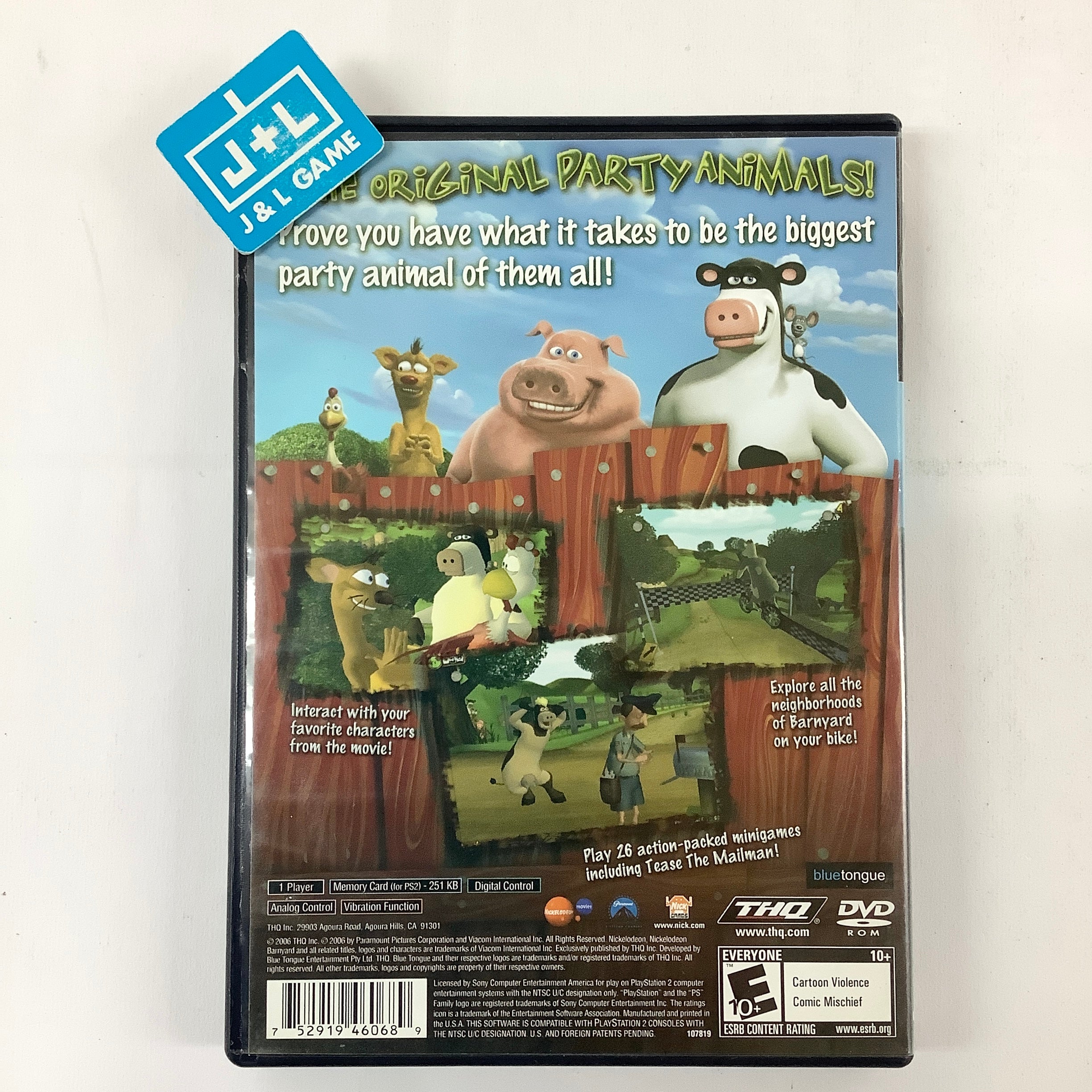 Barnyard - (PS2) PlayStation 2 [Pre-Owned] Video Games THQ   