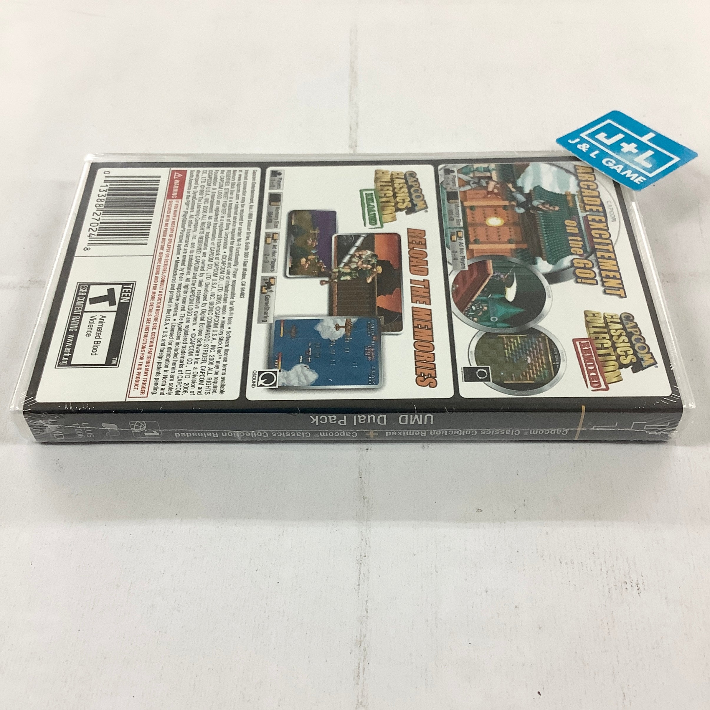 Capcom Classics Dual Pack: Remixed and Reloaded - Sony PSP Video Games Capcom   