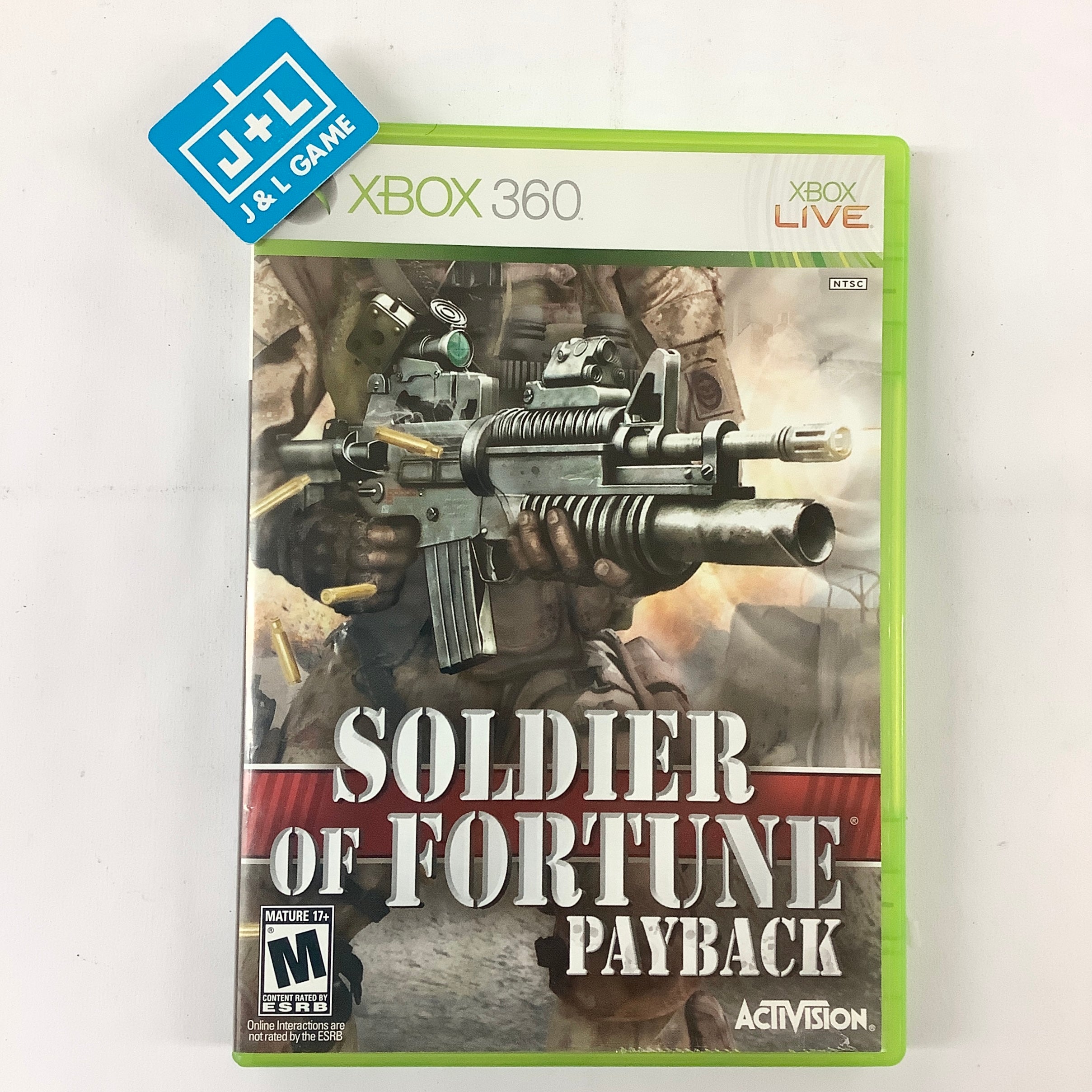 Soldier of Fortune: Payback - Xbox 360 [Pre-Owned] Video Games Activision Value   