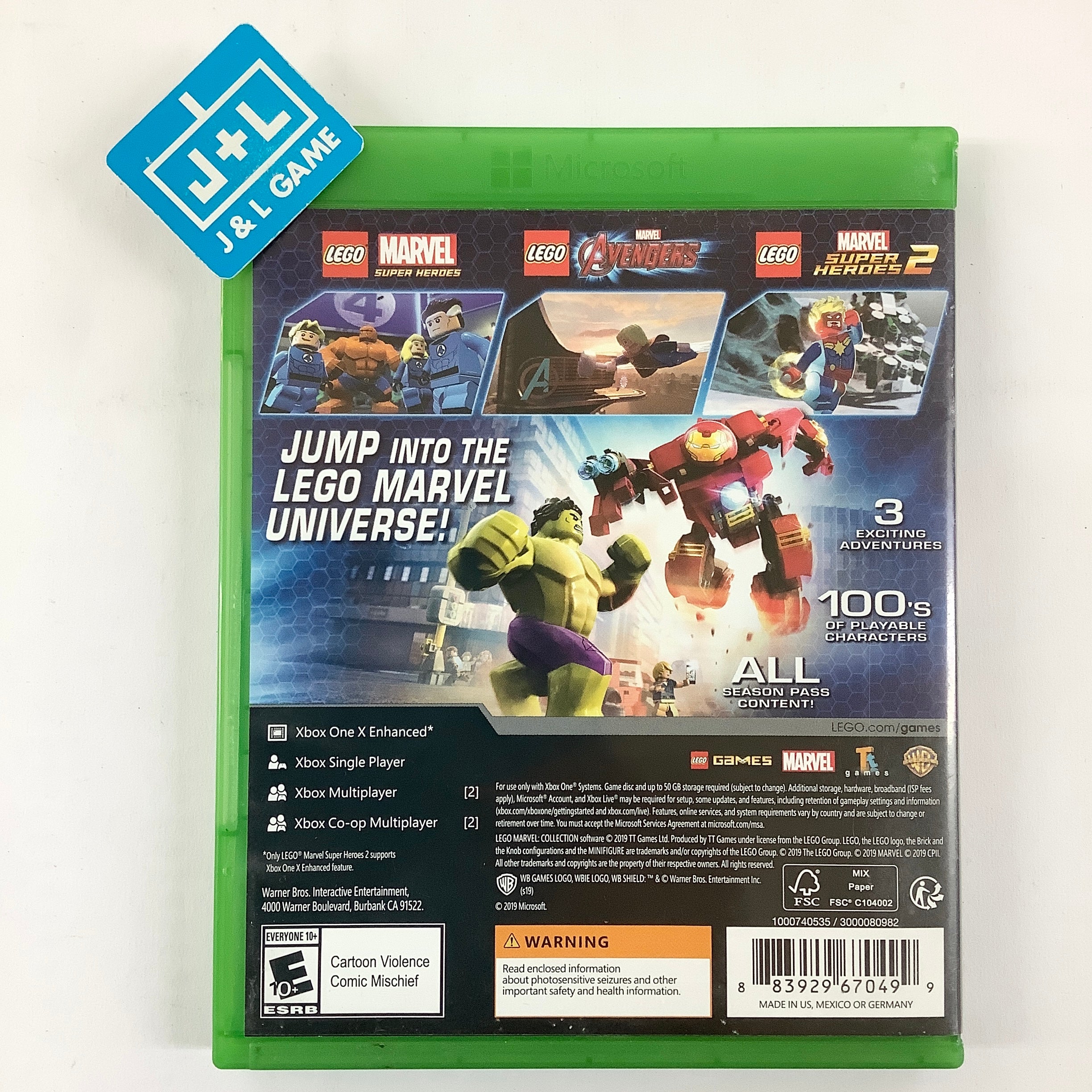 LEGO Marvel Collection - (XB1) Xbox One [Pre-Owned] Video Games Warner Bros. Interactive Entertainment   
