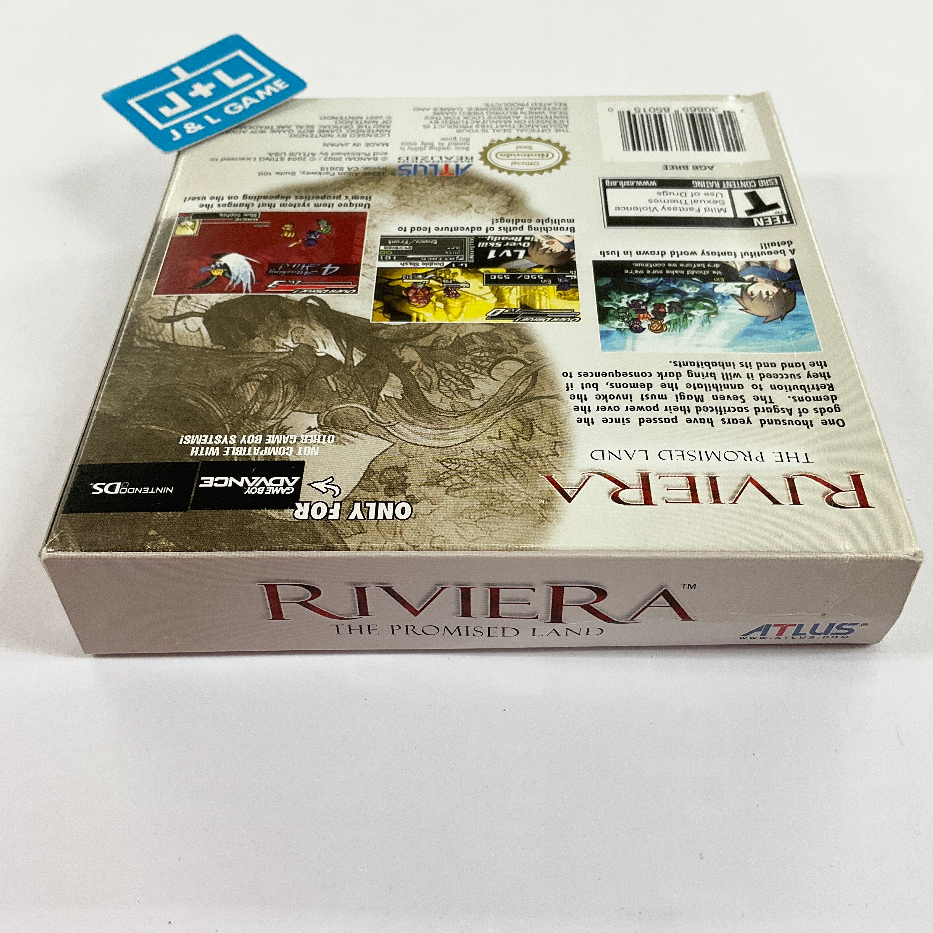 Riviera: The Promised Land - (GBA) Game Boy Advance [Pre-Owned] Video Games Atlus   