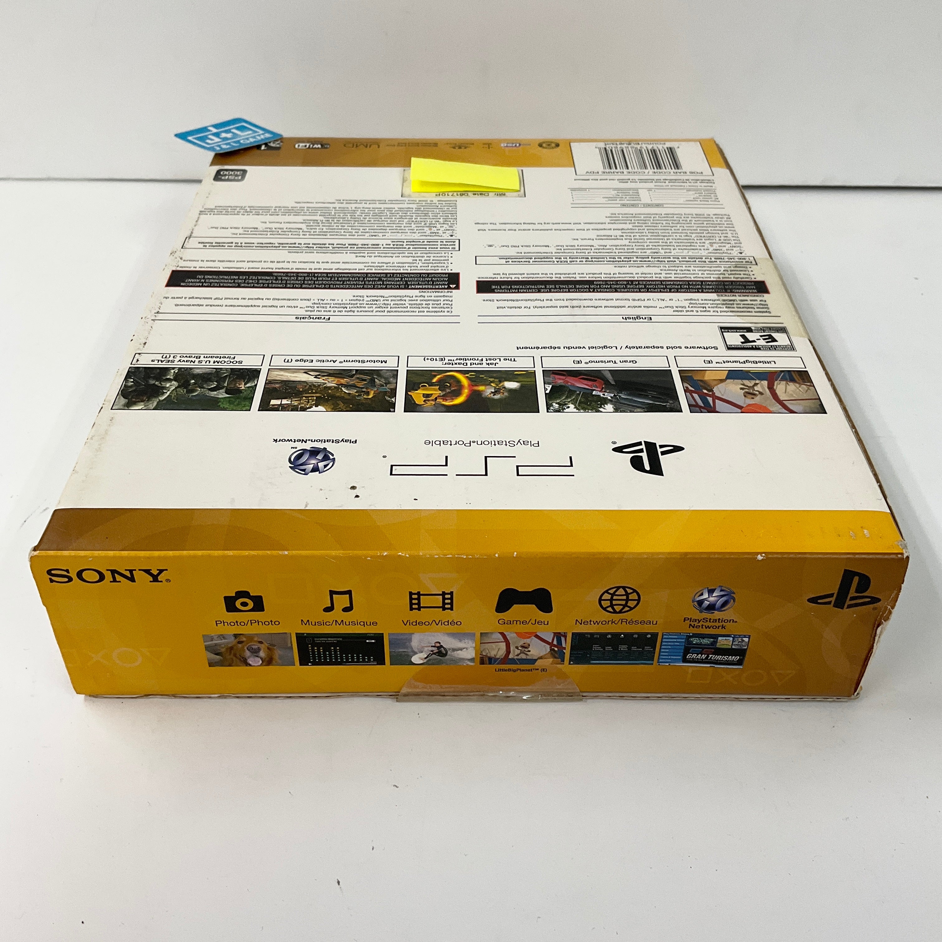 Sony PlayStation Portable 3000 Console (Piano Black) - Sony PSP Video Games Sony   
