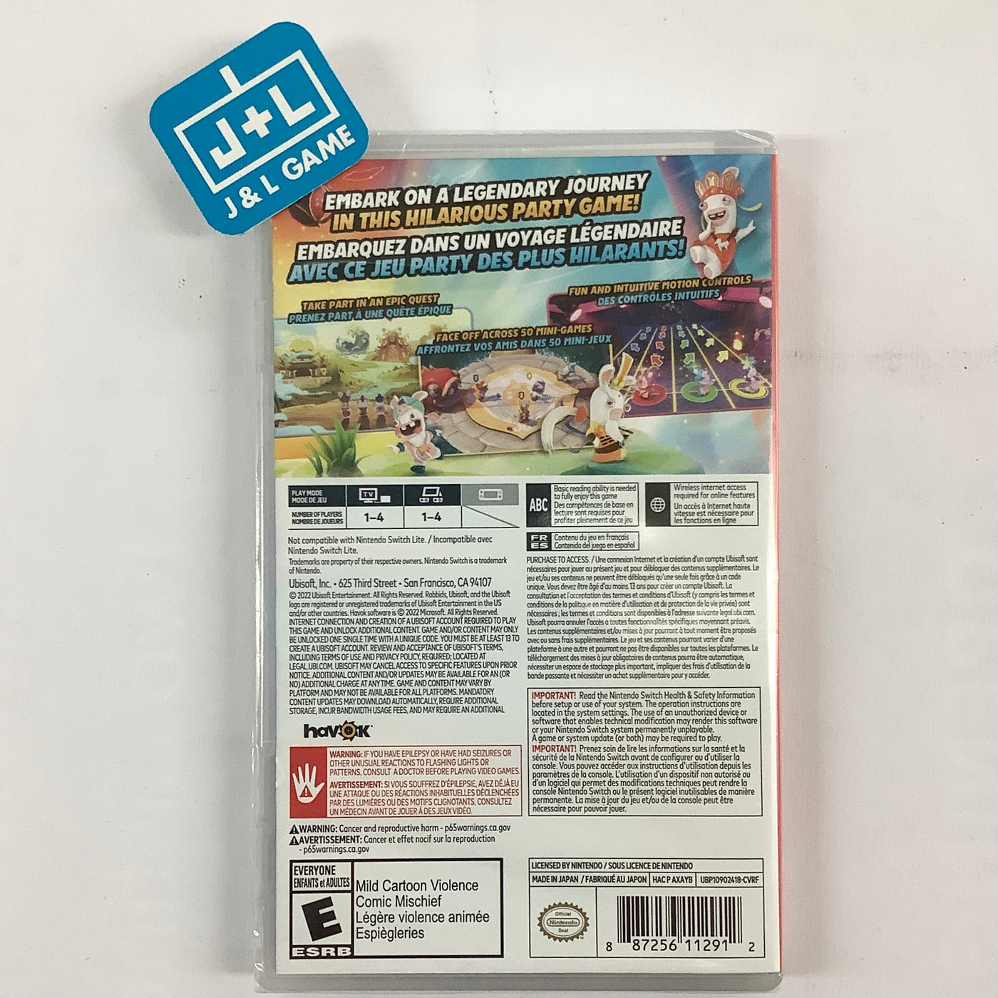 | - of Legends Game (NSW) Nintendo J&L Party Rabbids: Switch