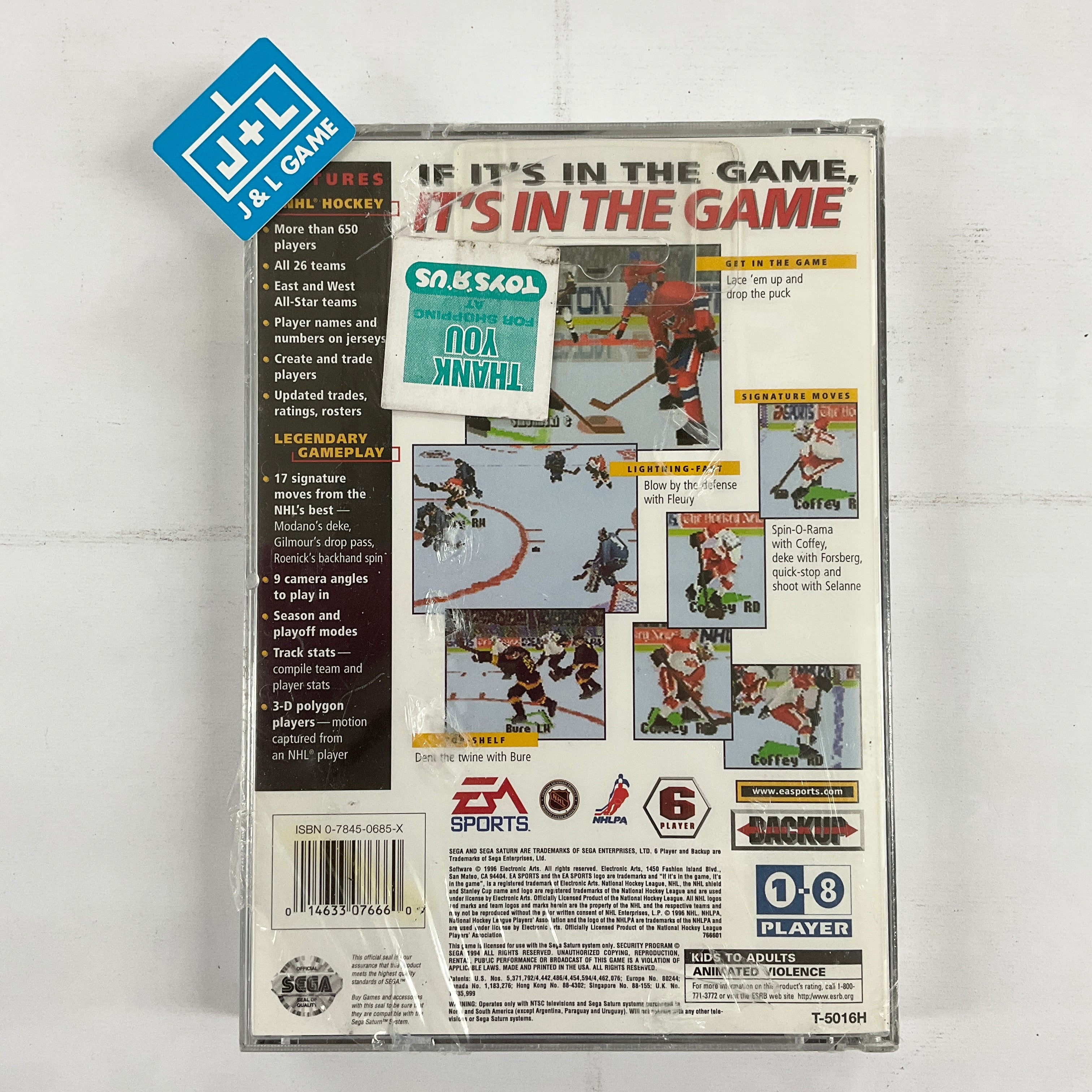 NHL 97 - (SS) SEGA Saturn Video Games Electronic Arts   