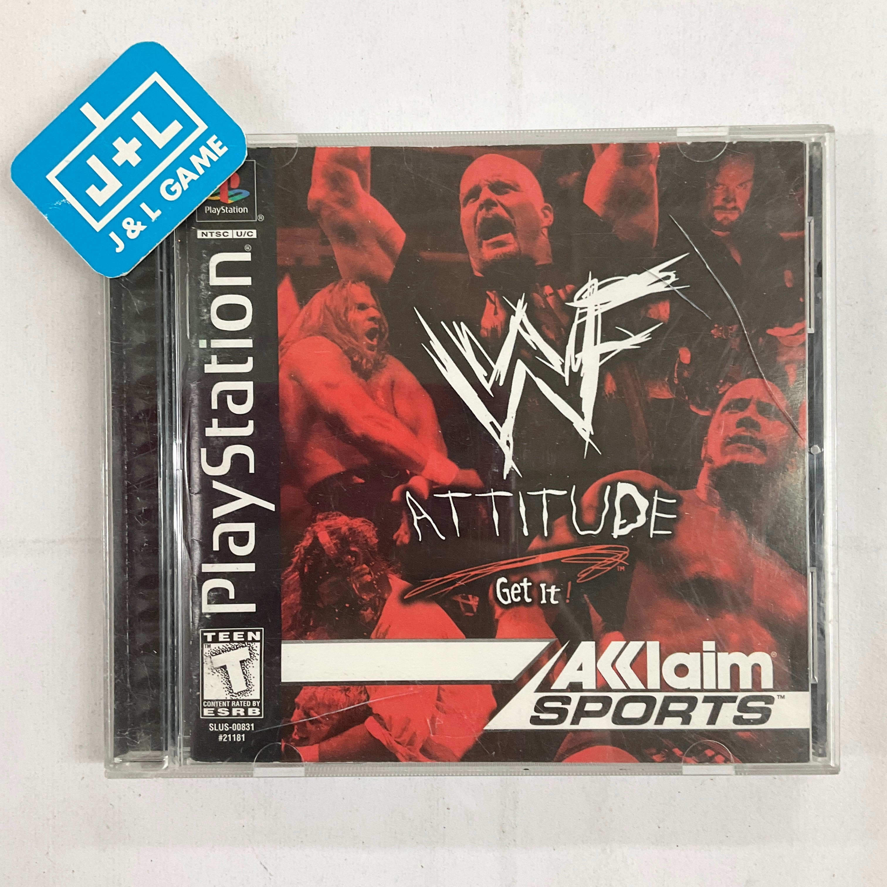 PlayStation - PS★WWF ATTITUDE 海外版 北米版 ハガキ付 Amazon.com: WWF Attitude : Playstation: Video Games
