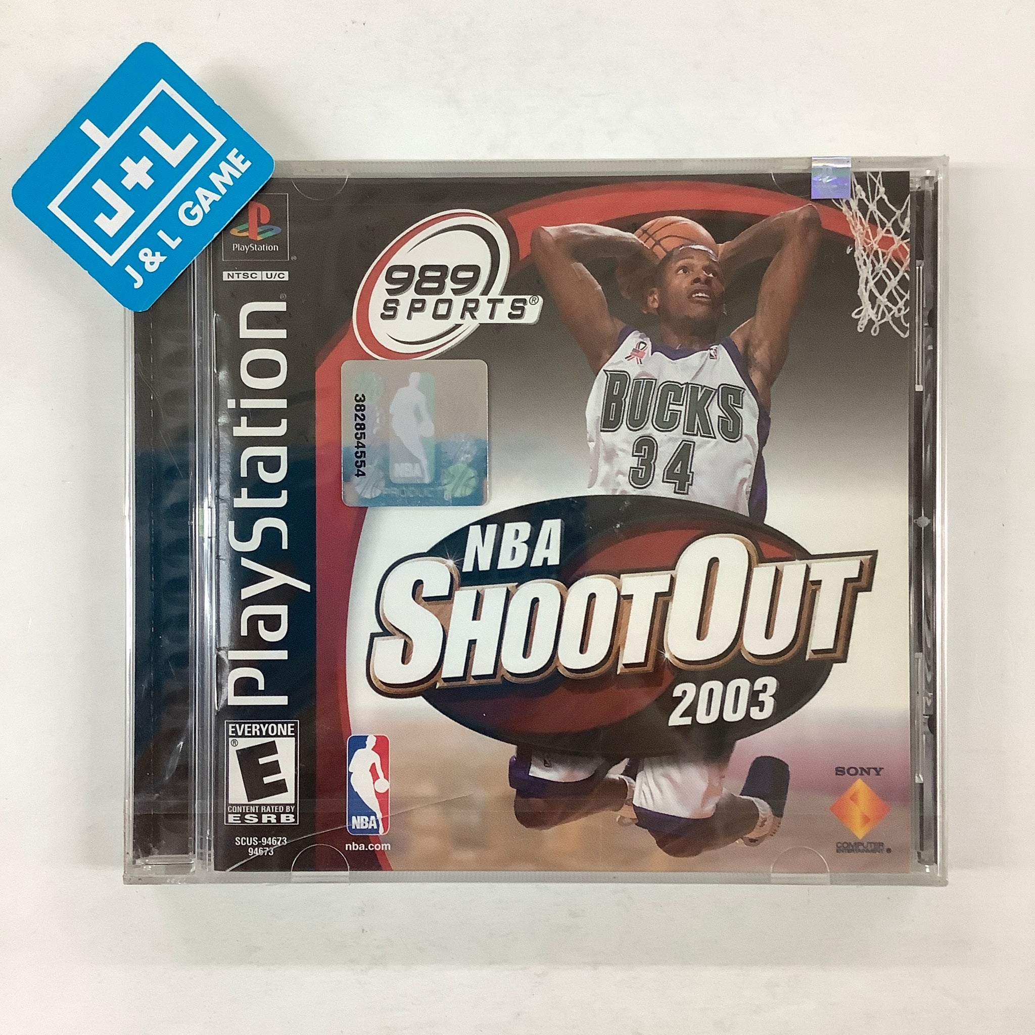NBA ShootOut 2003 - (PS1) PlayStation 1 Video Games 989 Studios   