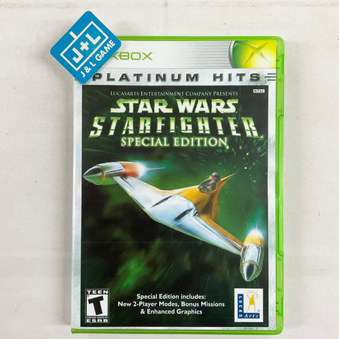 Star Wars Starfighter: Special Edition (Platinum Hits) - (XB) Xbox [Pre-Owned] Video Games LucasArts   