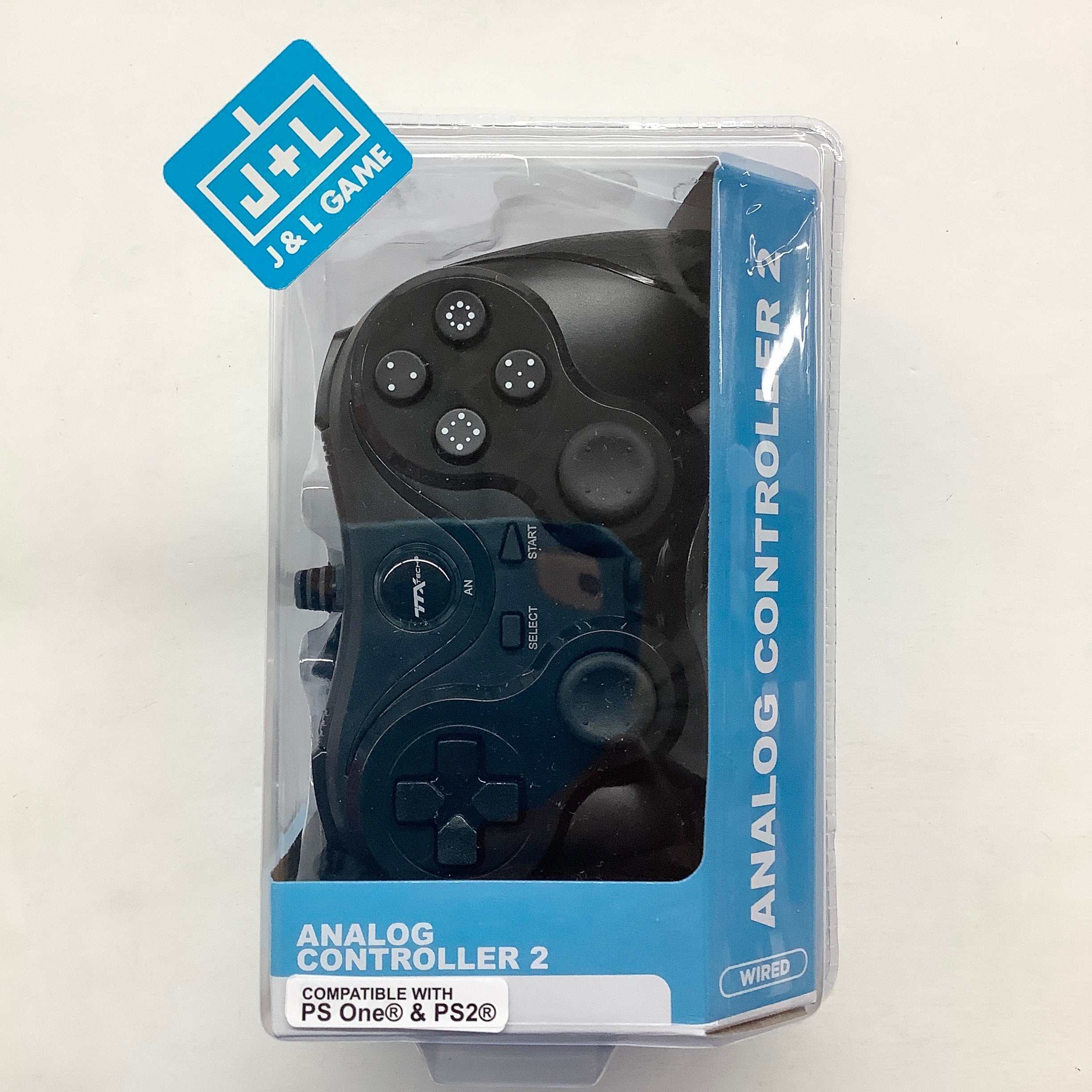 Ttx Controller TTX Tech Analog Controller 2 (Black) - (PS2) PlayStation 2 | J&L Game