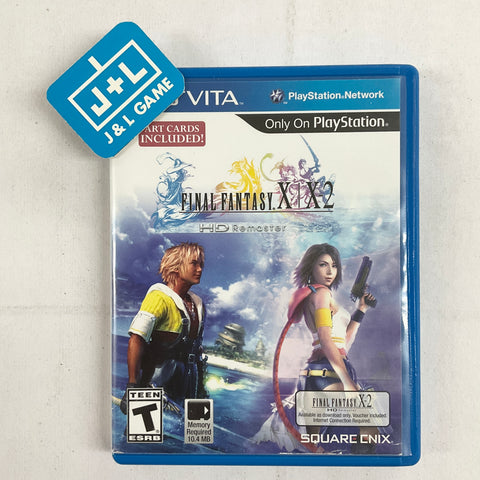 Final Fantasy X / X-2 HD Remaster (with Art Cards)  - (PSV) PlayStation Vita [Pre-Owned] Video Games Square Enix   