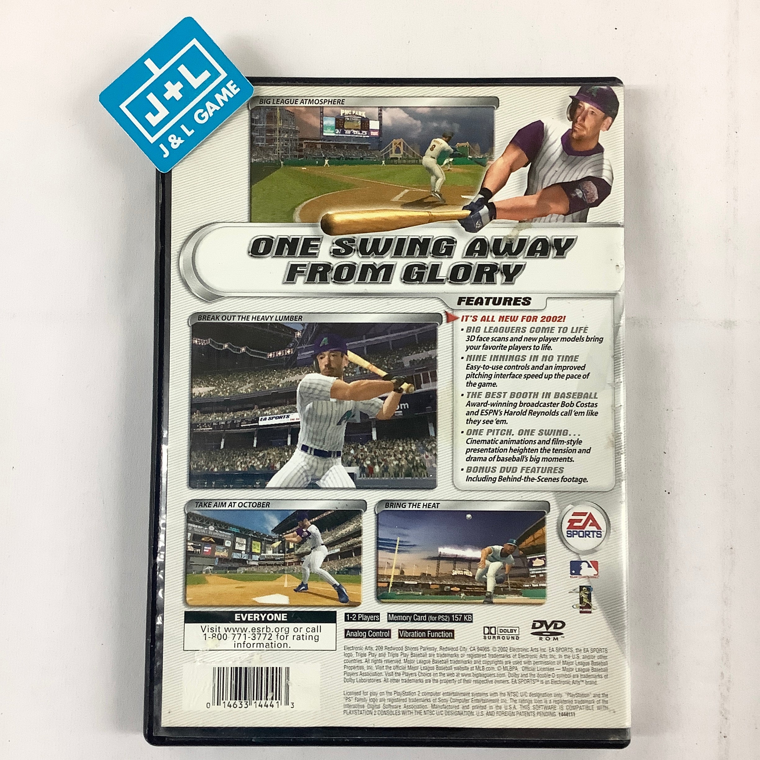 Triple Play 2002 - (PS2) PlayStation 2 [Pre-Owned] Video Games Electronic Arts   